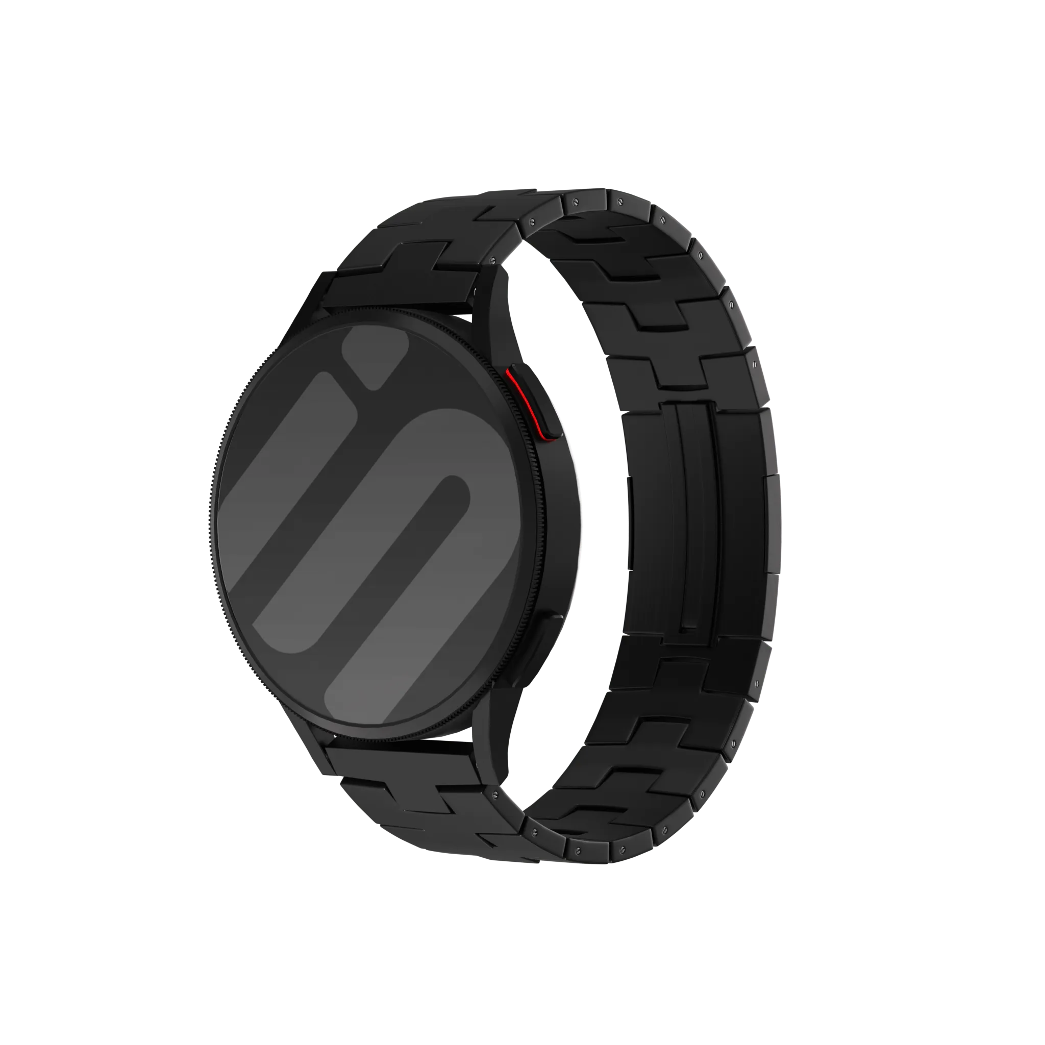 Suunto 9 Peak Titanium Grain Strap (Flat Buckle) (Black)