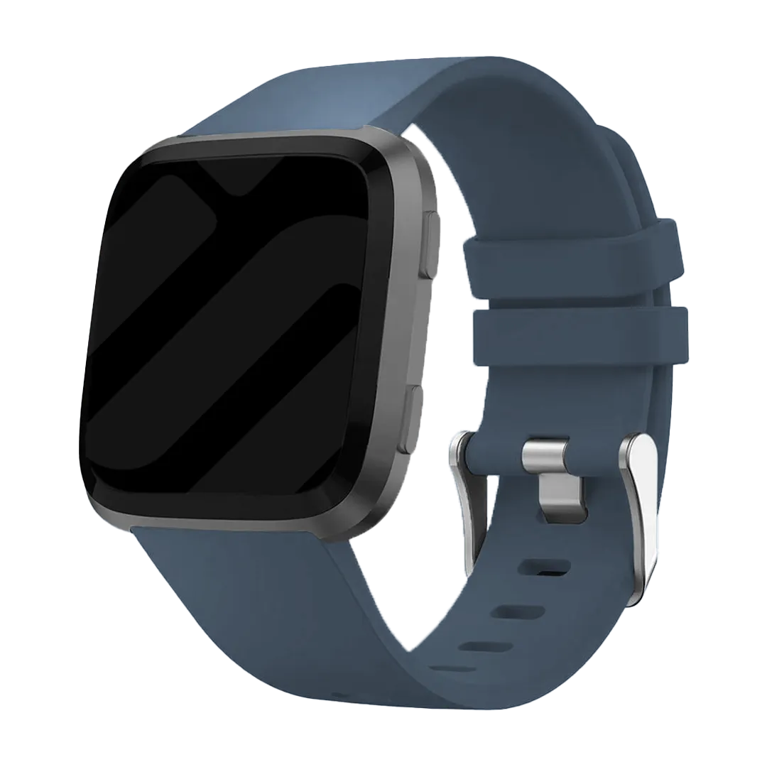 Fitbit Versa (2) siliconen bandje (grijsblauw)
