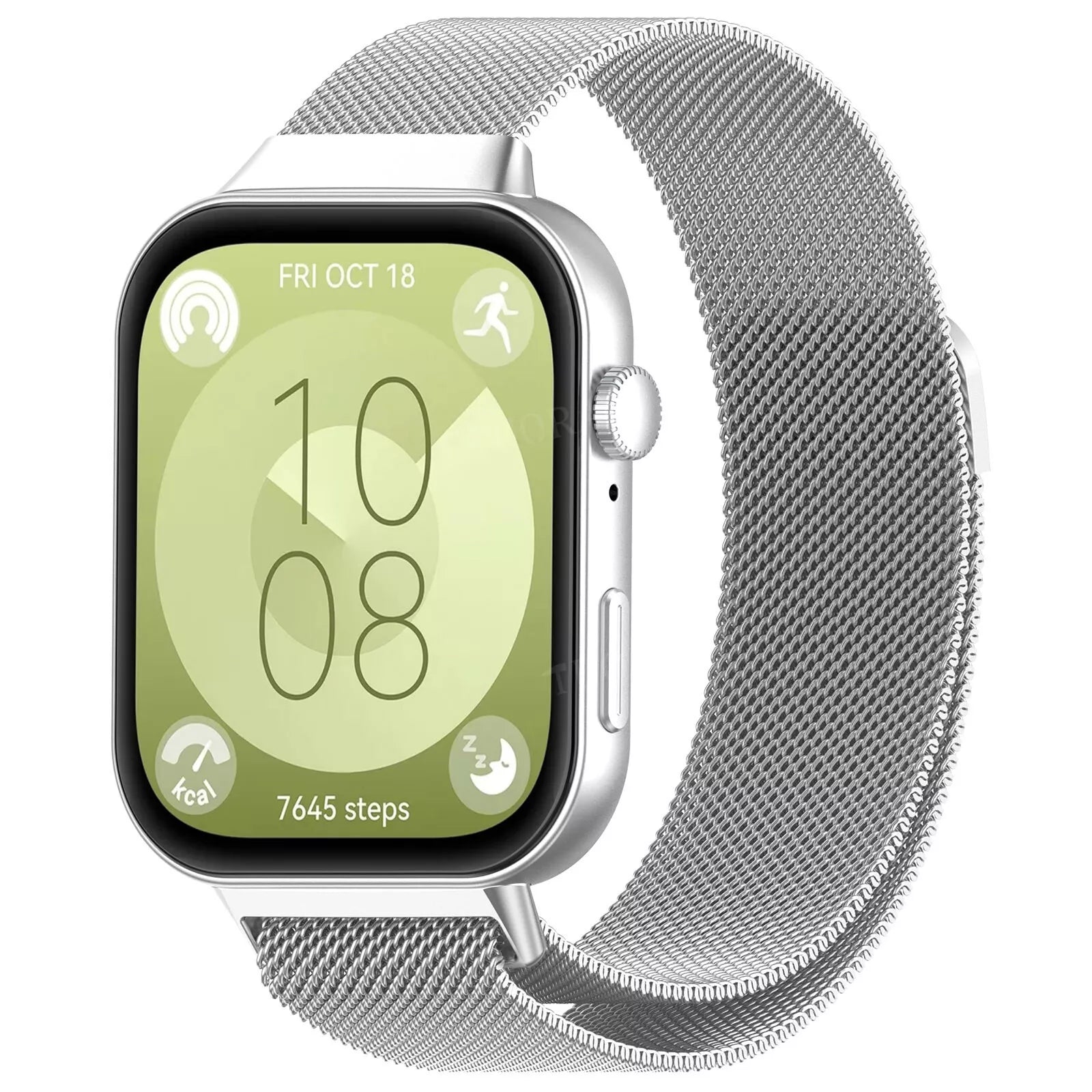 Huawei Watch Fit 4 Milanese band (zilver)