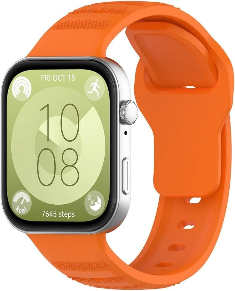 Huawei Watch Fit 4 outdoor siliconen bandje (oranje)