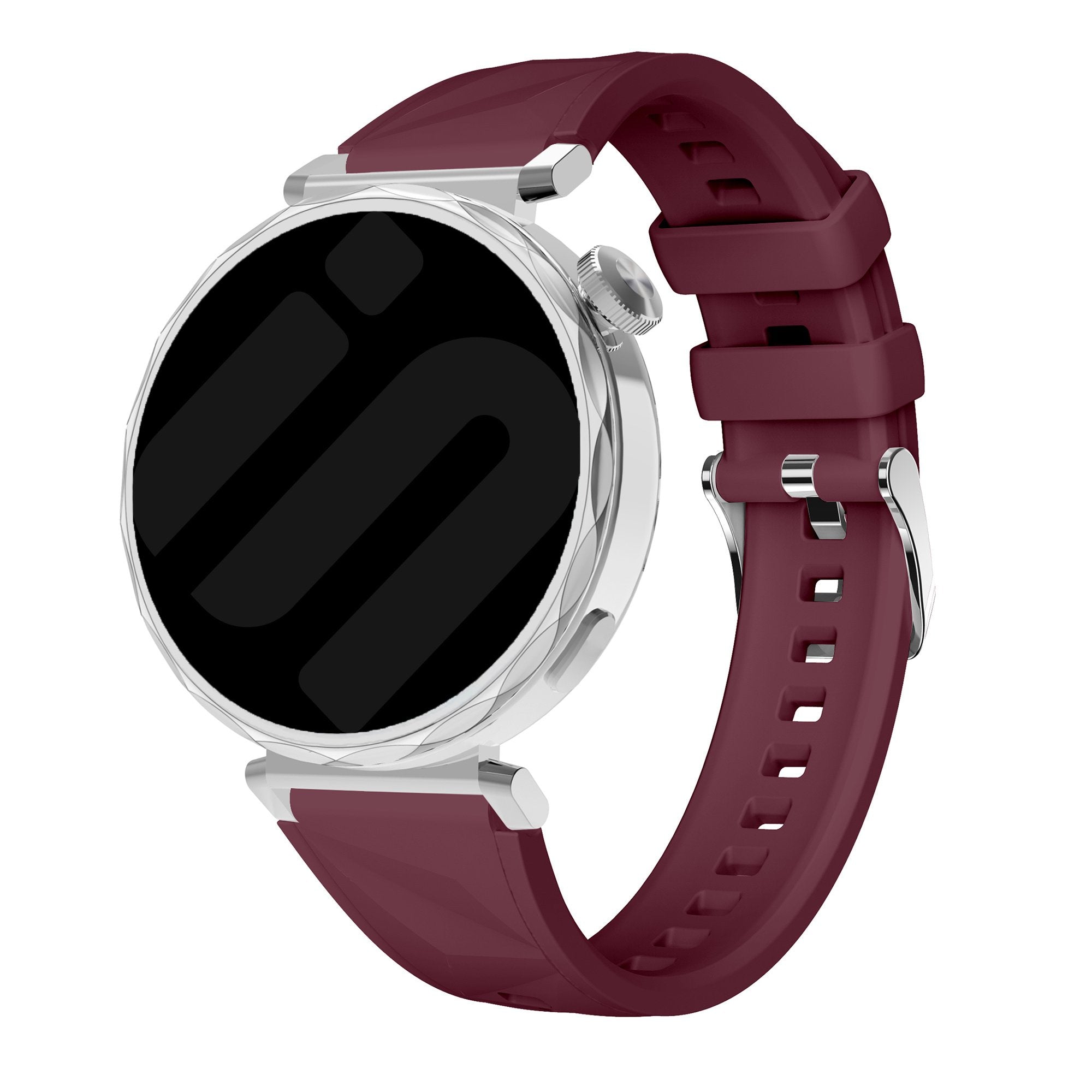 Huawei Watch GT 4 - 41mm premium silicone band (wijnrood)