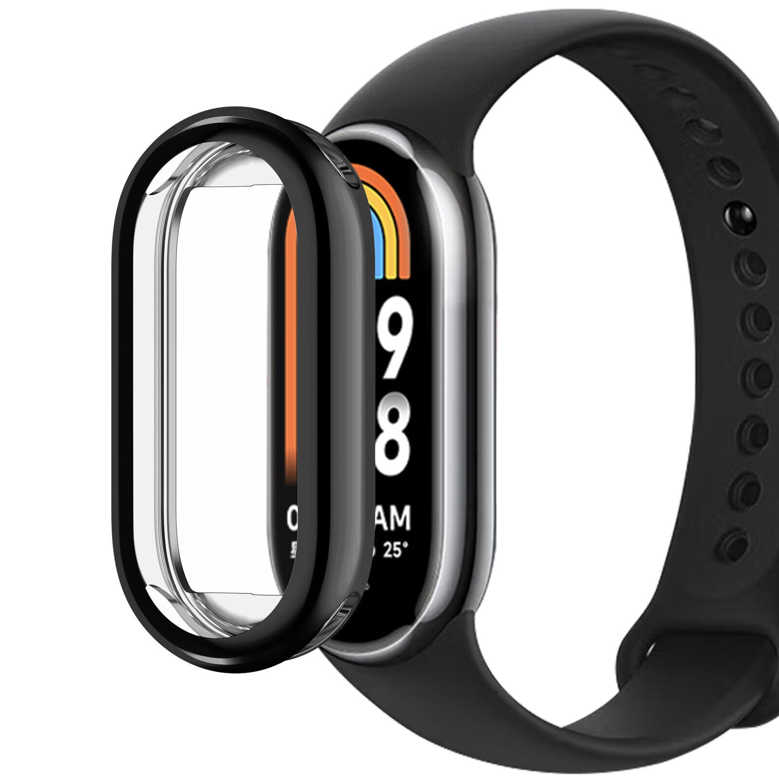 Xiaomi Smart Band 9 TPU case (zwart)
