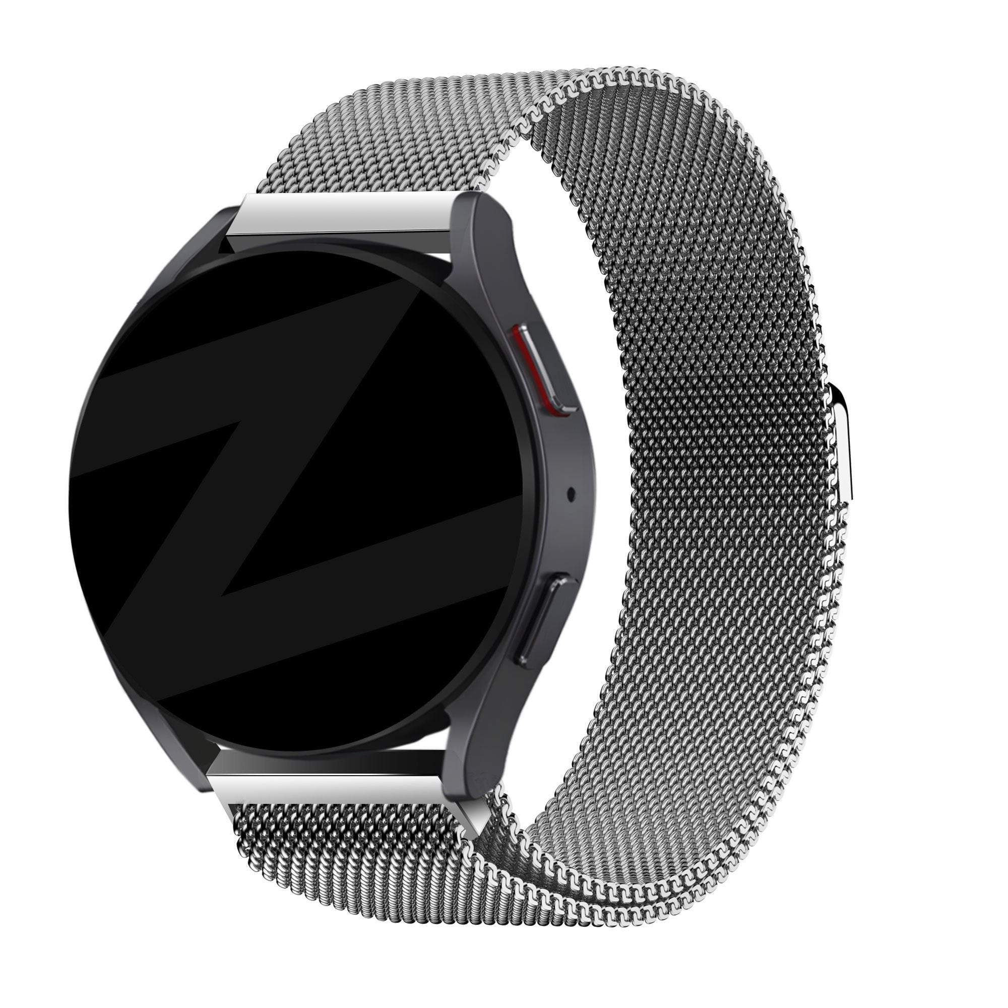 Bandz Huawei Watch GT 6 Pro - 46mm Milanese loop band (zilver)