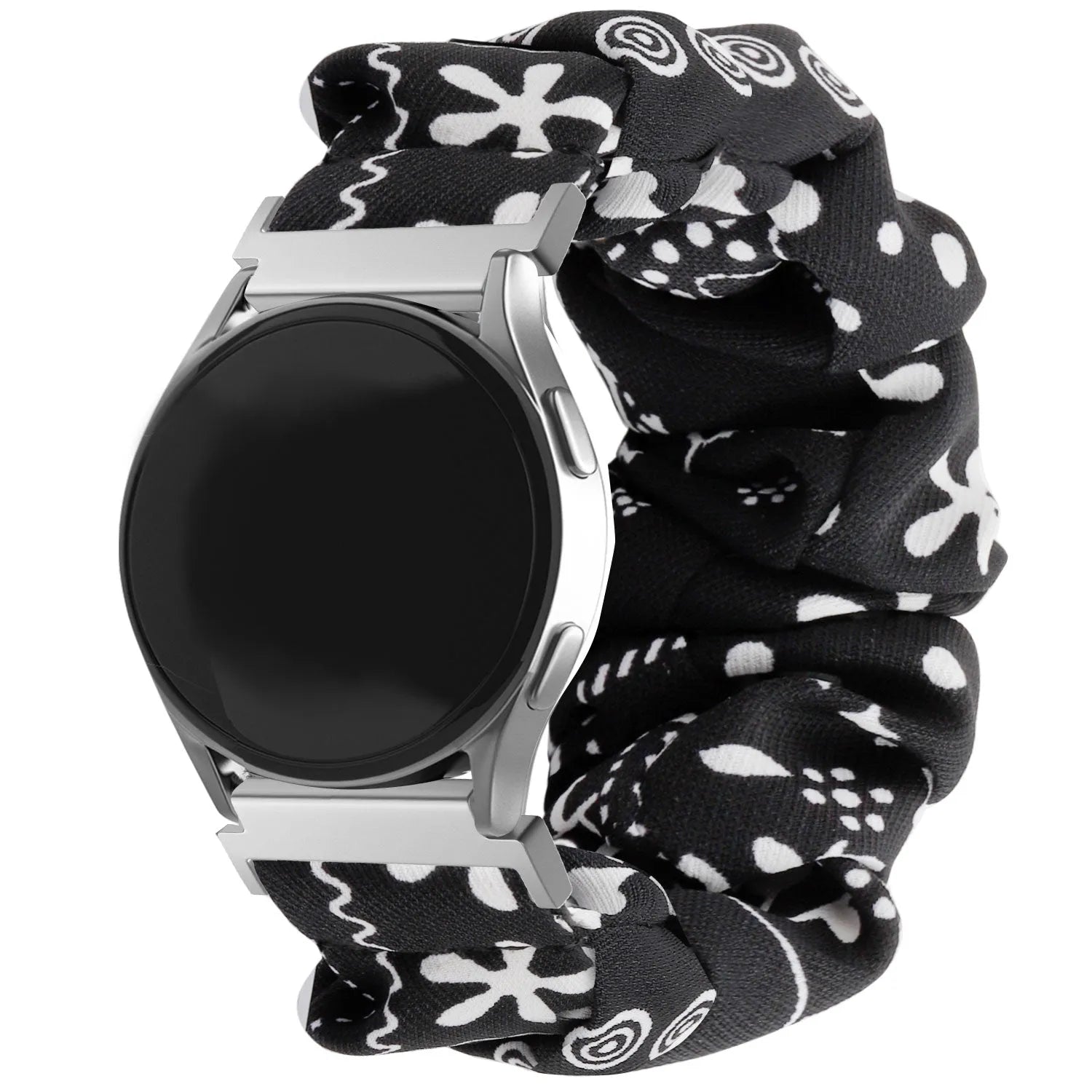 Amazfit GTS 2 scrunchie bandje (zwart mix)