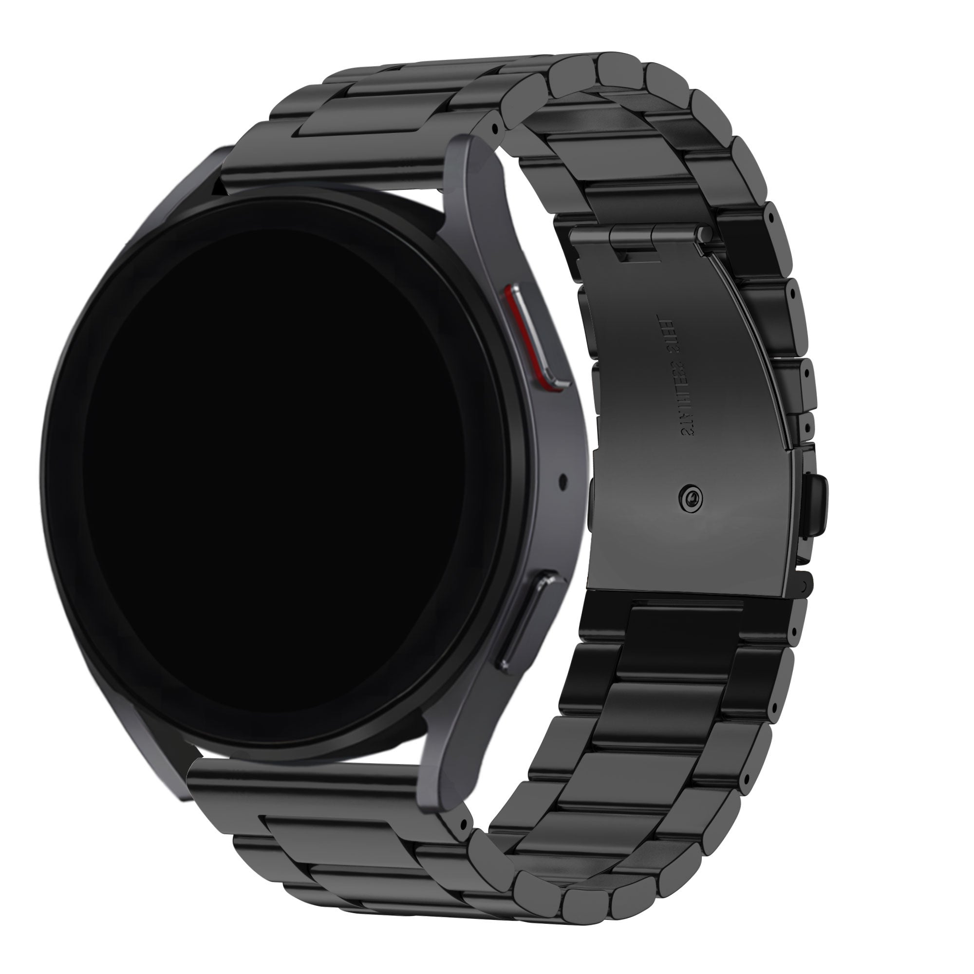 BALR Samsung Galaxy Watch 46mm stalen band (zwart)