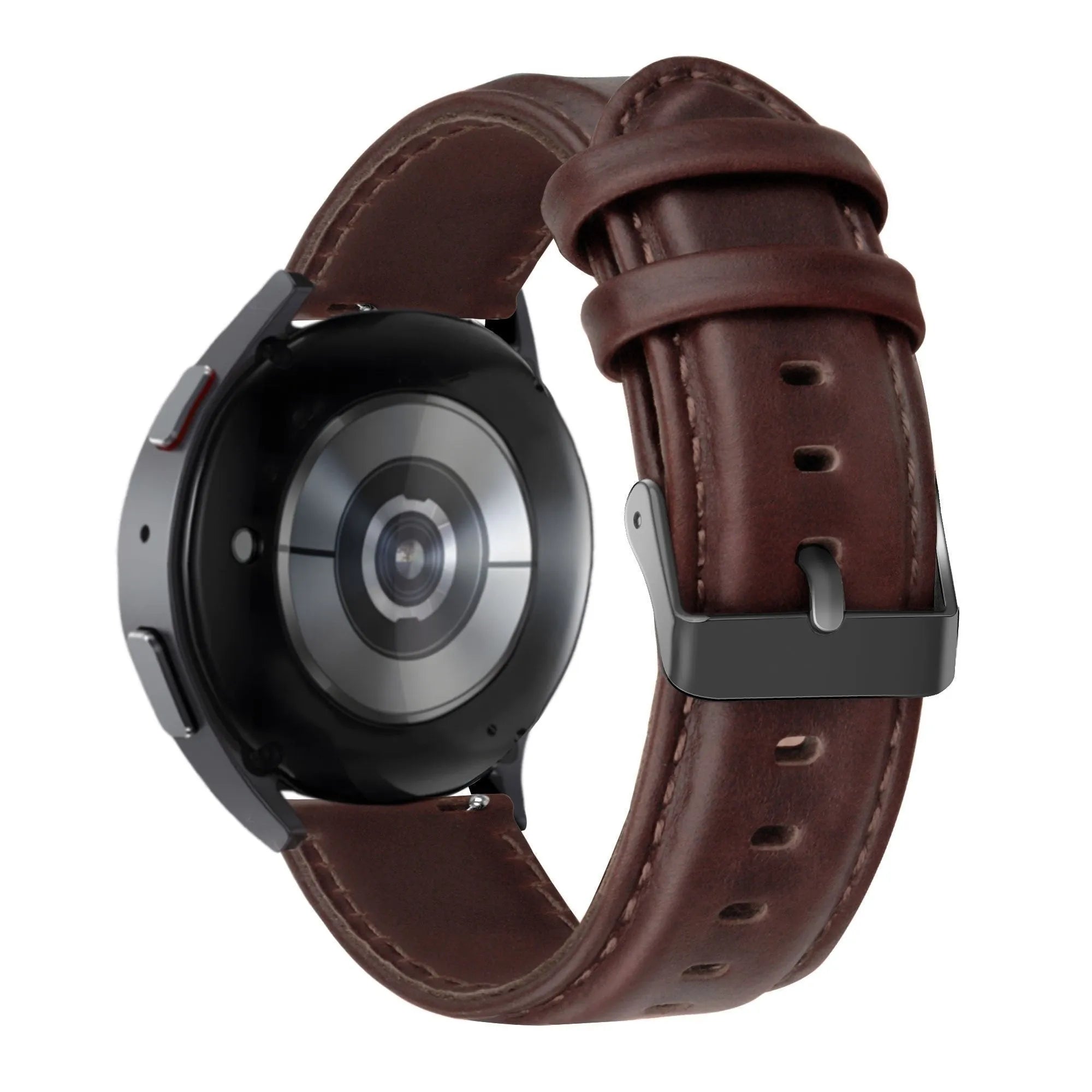 Bandz Suunto Run lederen band 'Classic' (donkerbruin)