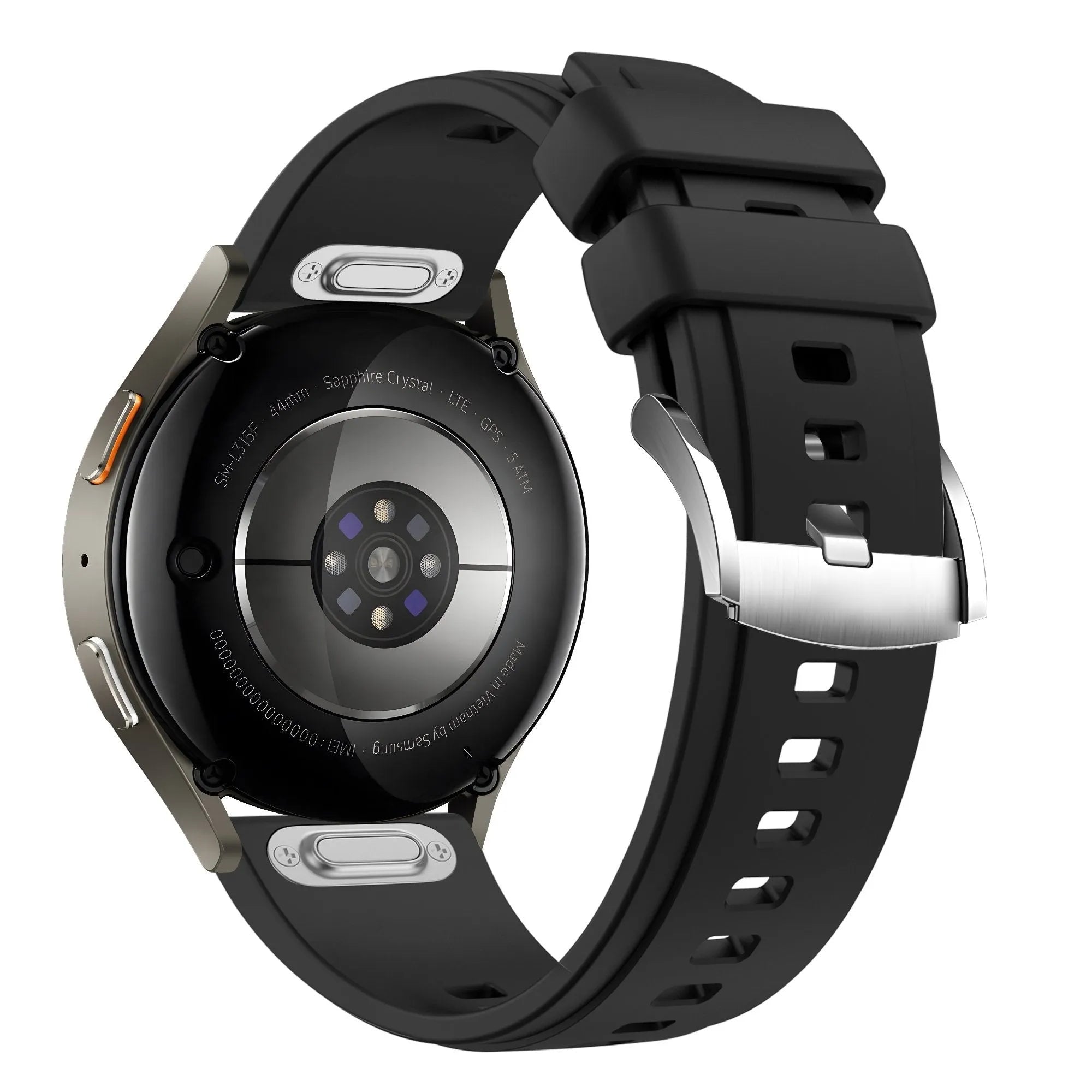 Bandz Suunto Vertical Silicone Strap 'Easy Fit' (Black)