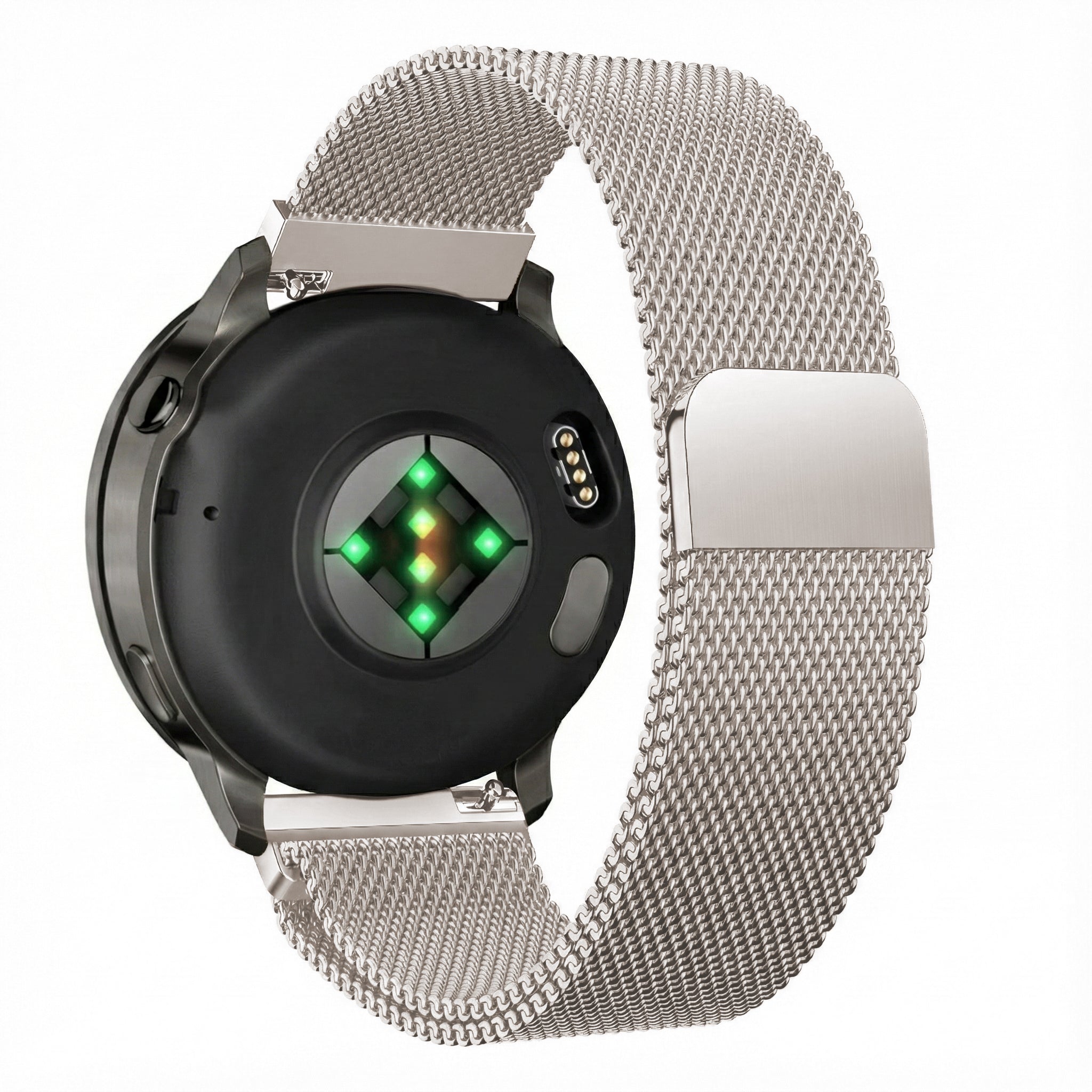 Bandz Garmin Vivomove 3s Milanese Loop Strap (Starlight)