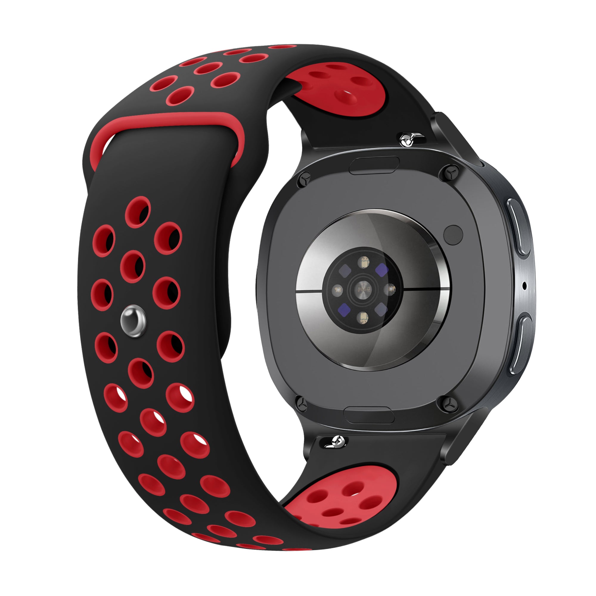 Samsung Galaxy Watch 9 - 40mm sport bandje (zwart/rood)