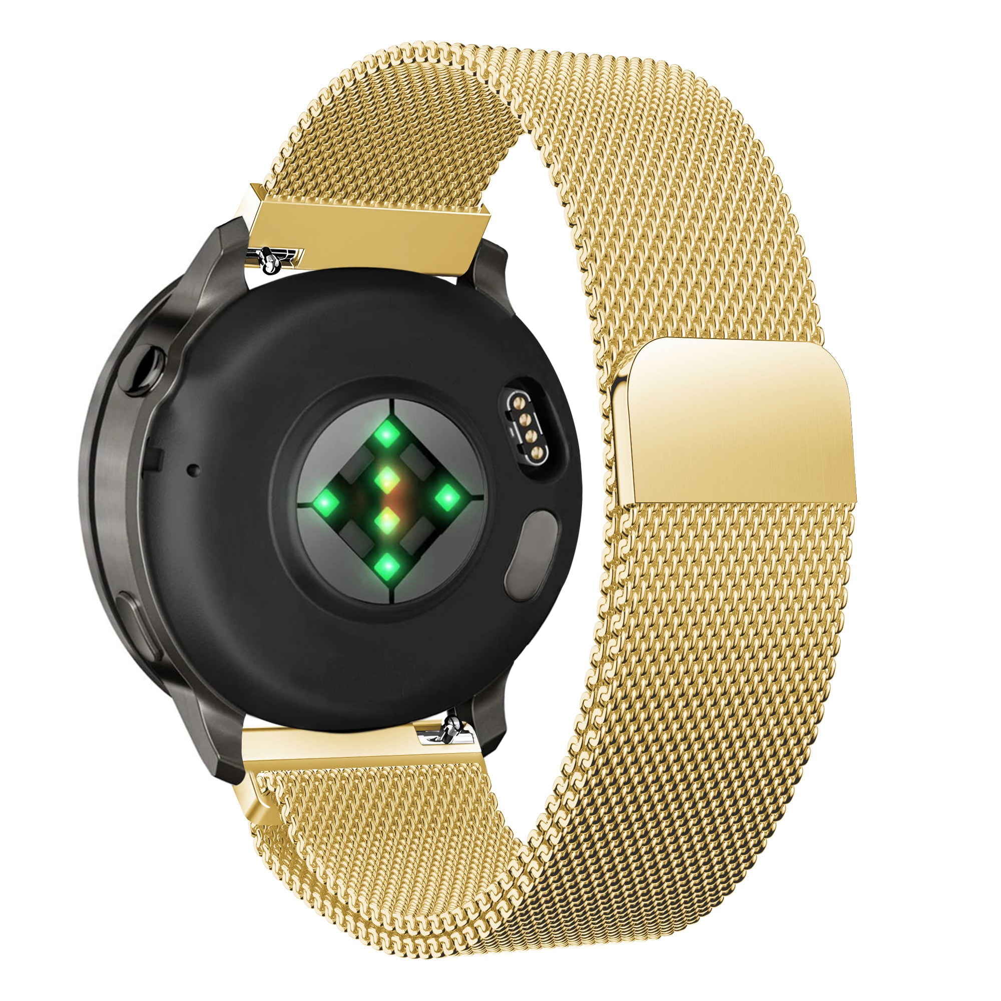 Bandz Garmin Vivomove 3s Milanese Loop Strap (Gold)