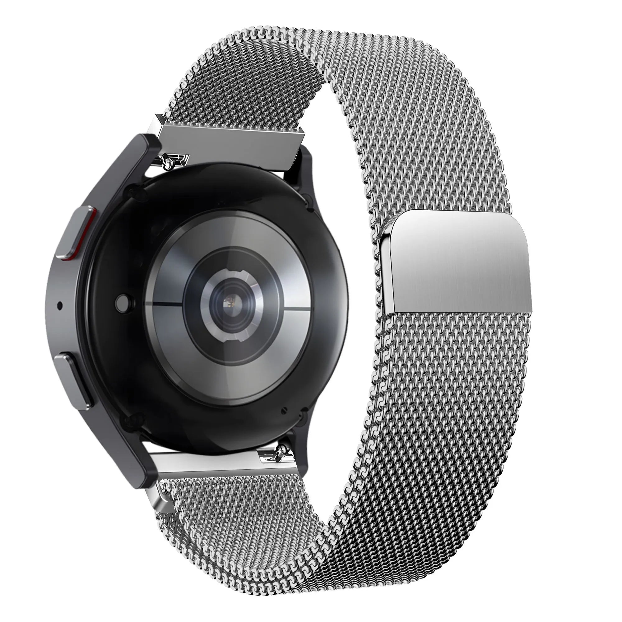 Bandz Amazfit Bip 6 Milanese loop band (zilver)
