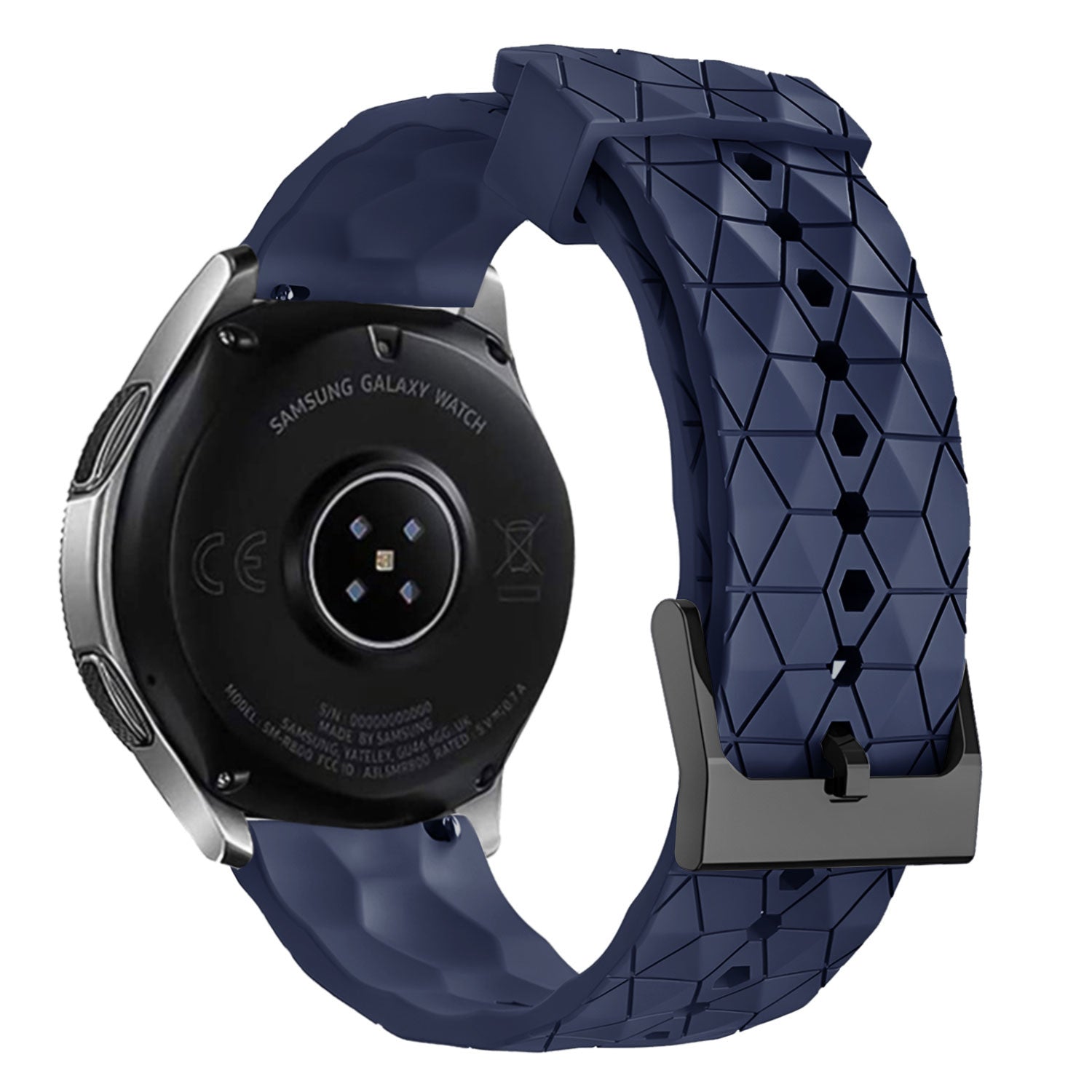 Amazfit Active silicone hexa band (donkerblauw)