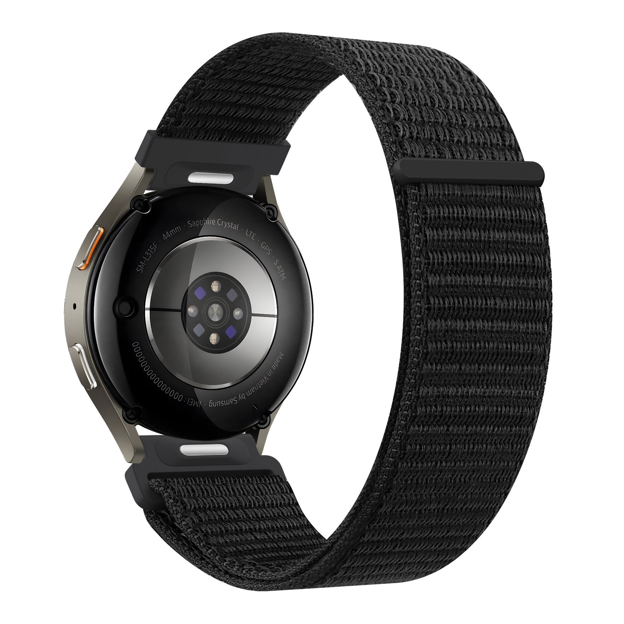Bandz Withings ScanWatch Nova Nylon Strap 'Easy Fit' (Black)