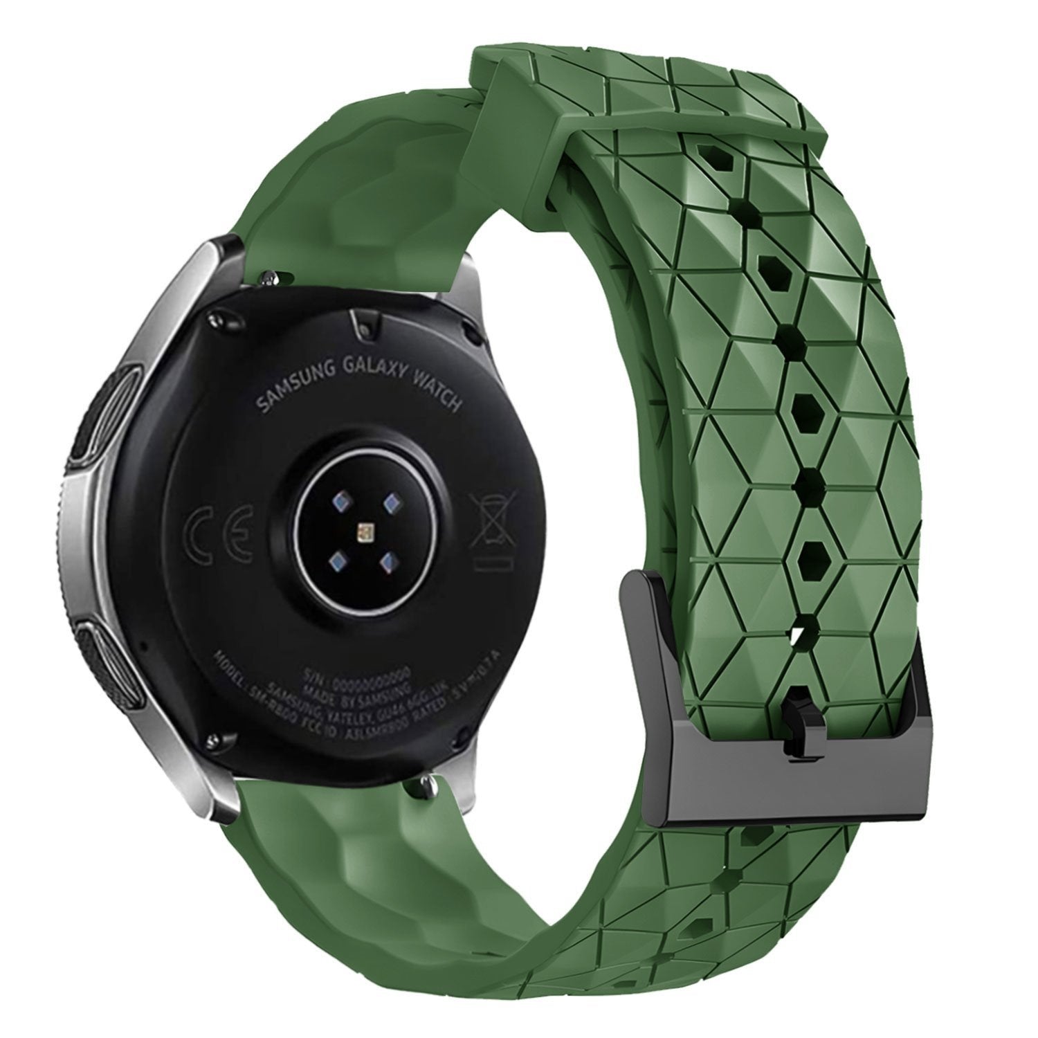 Redmi Watch 5 Lite silicone hexa band (legergroen)