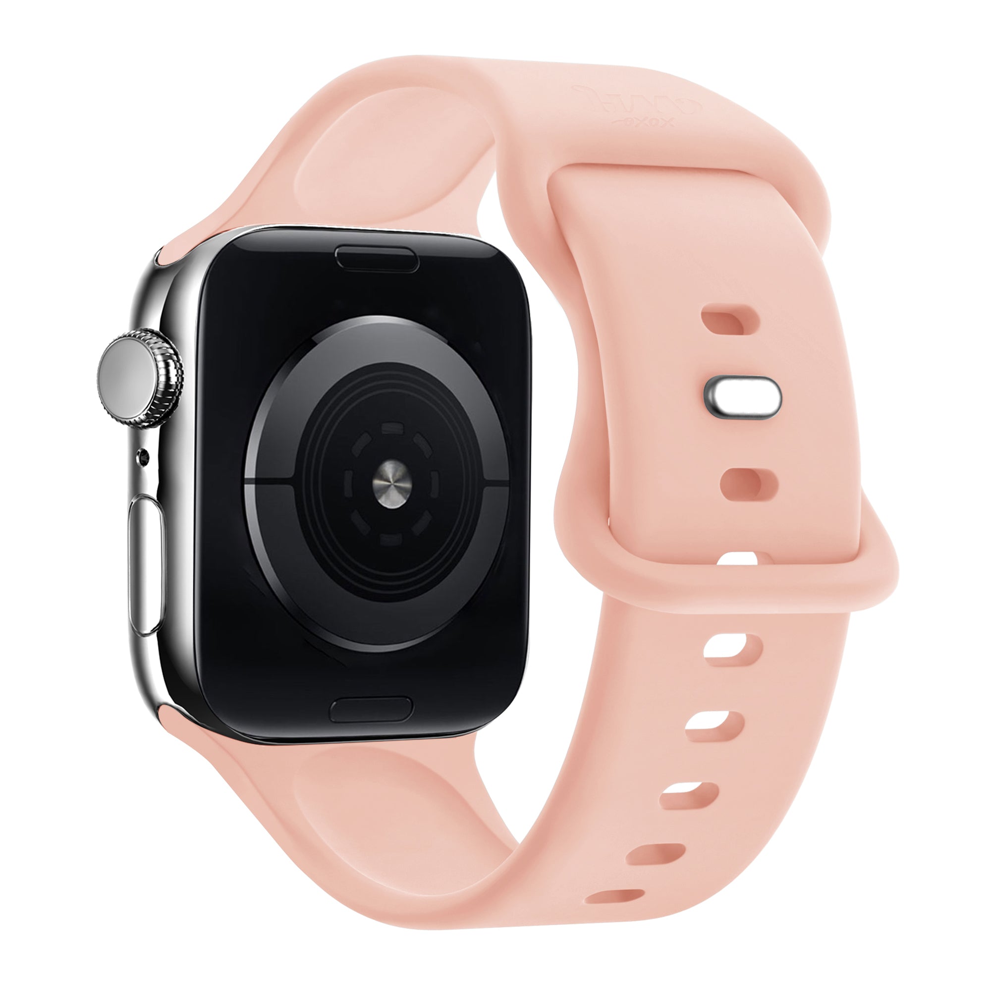 xoxo Wildhearts Apple Watch Siliconen bandje (lichtroze)
