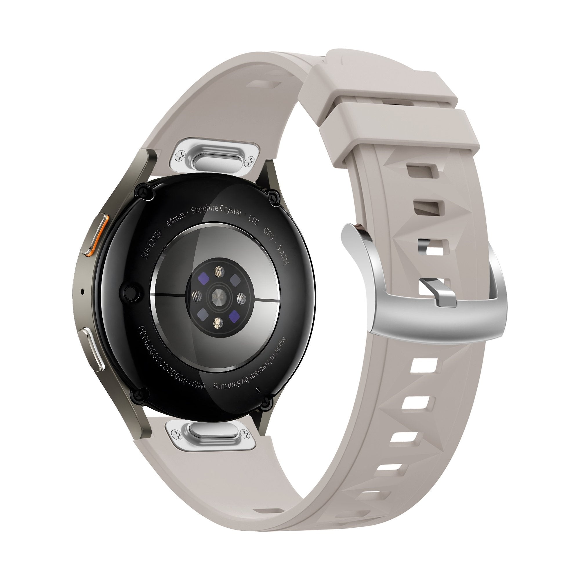 Bandz Huawei Watch GT 4 - 41mm Silicone Strap 'Easy Fit' (Starlight)