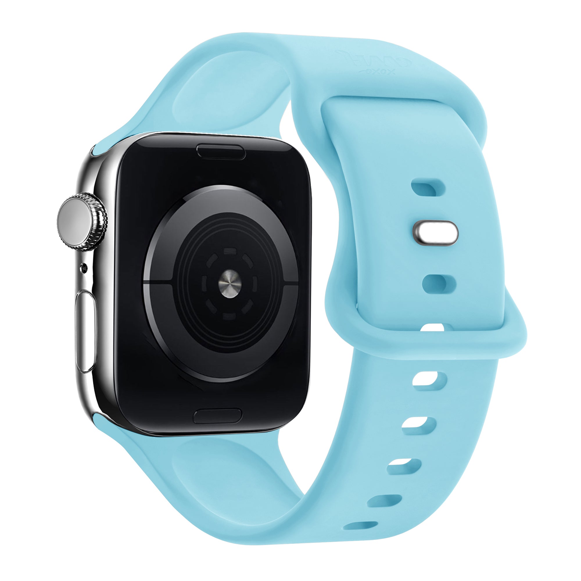 xoxo Wildhearts Apple Watch Siliconen bandje (lichtblauw)