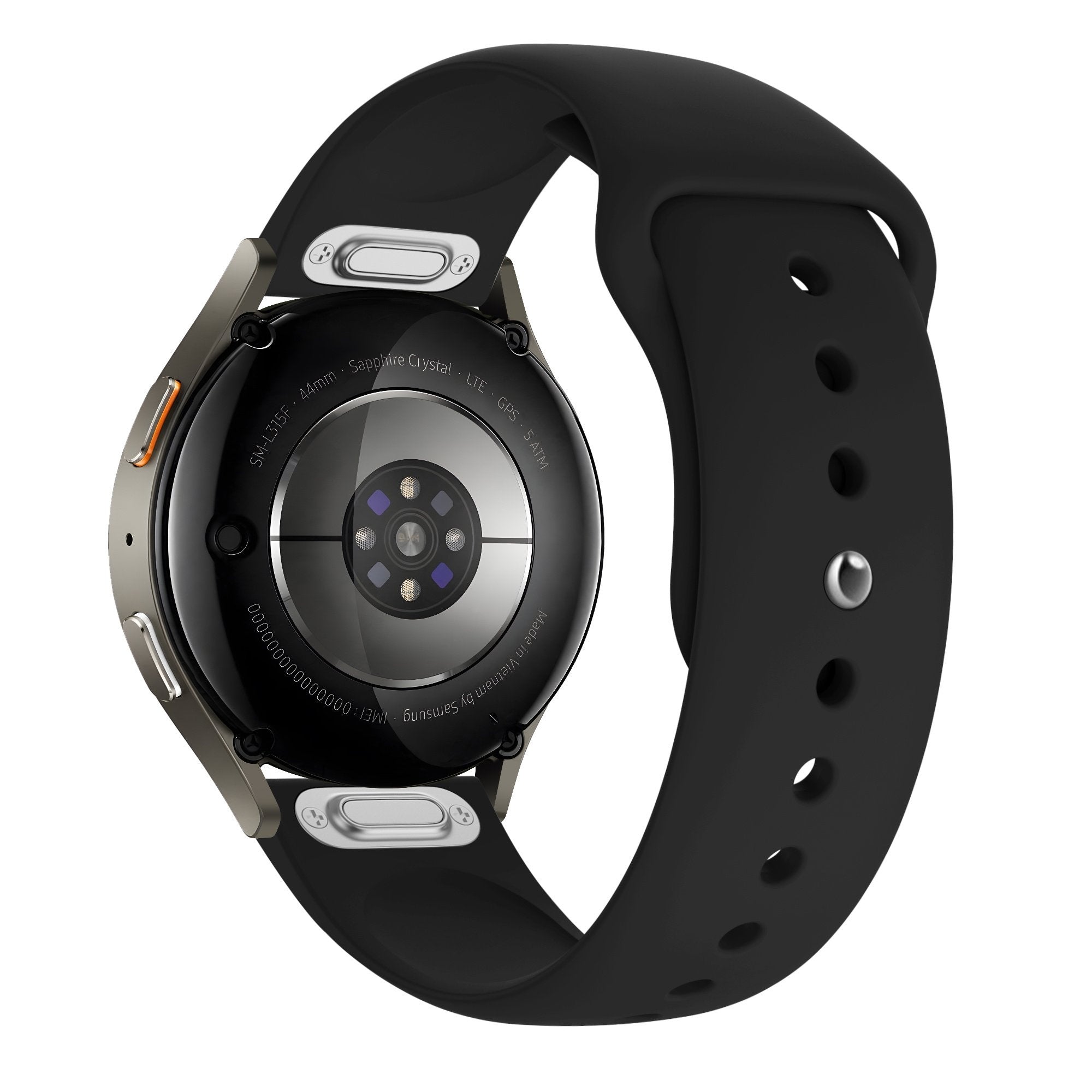 Bandz Samsung Galaxy Watch 6 Classic 47mm Sport Strap 'Easy Fit' (Black)