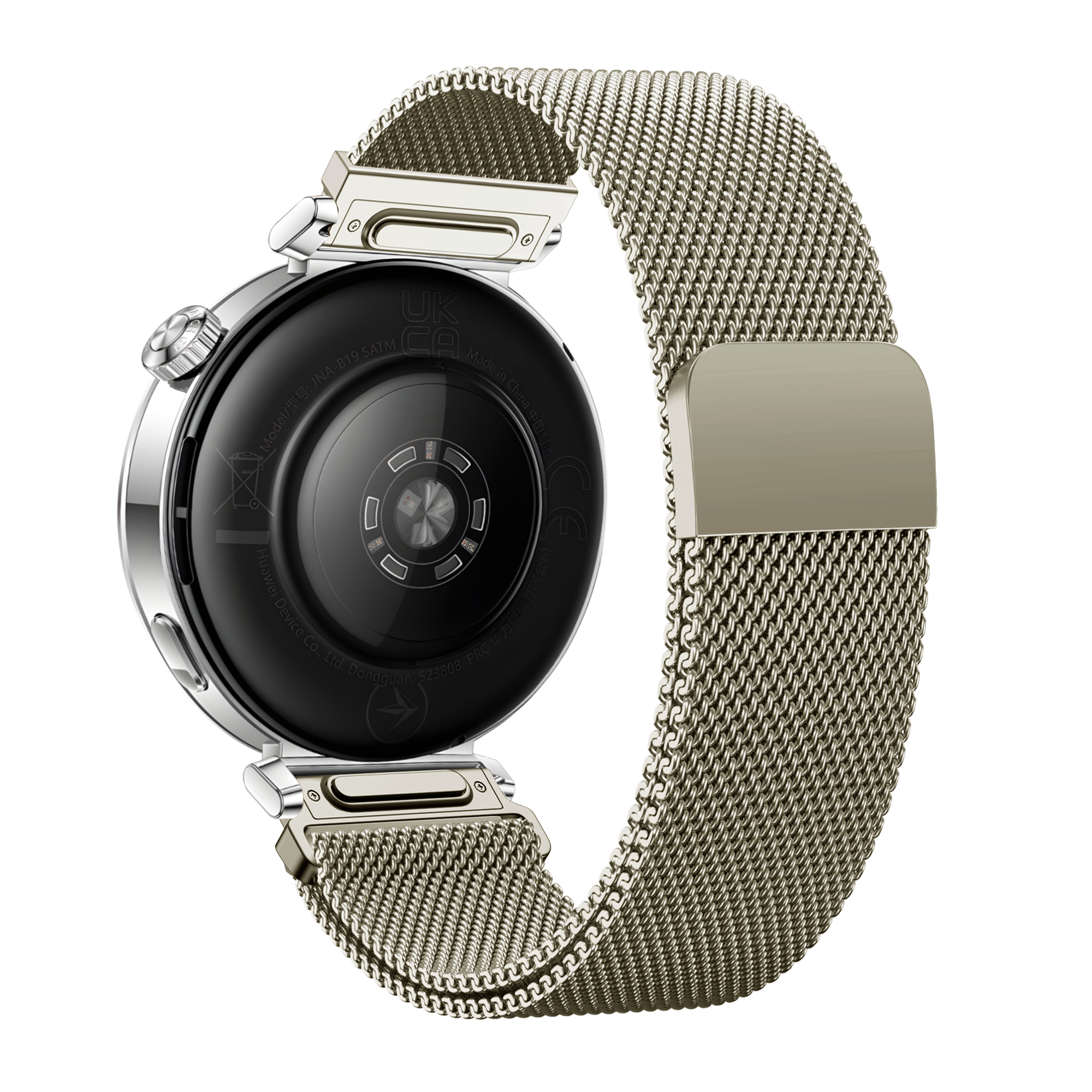 Bandz Xiaomi Watch S4 - 41mm Milanese band 'Easy fit' (sterrenlicht)