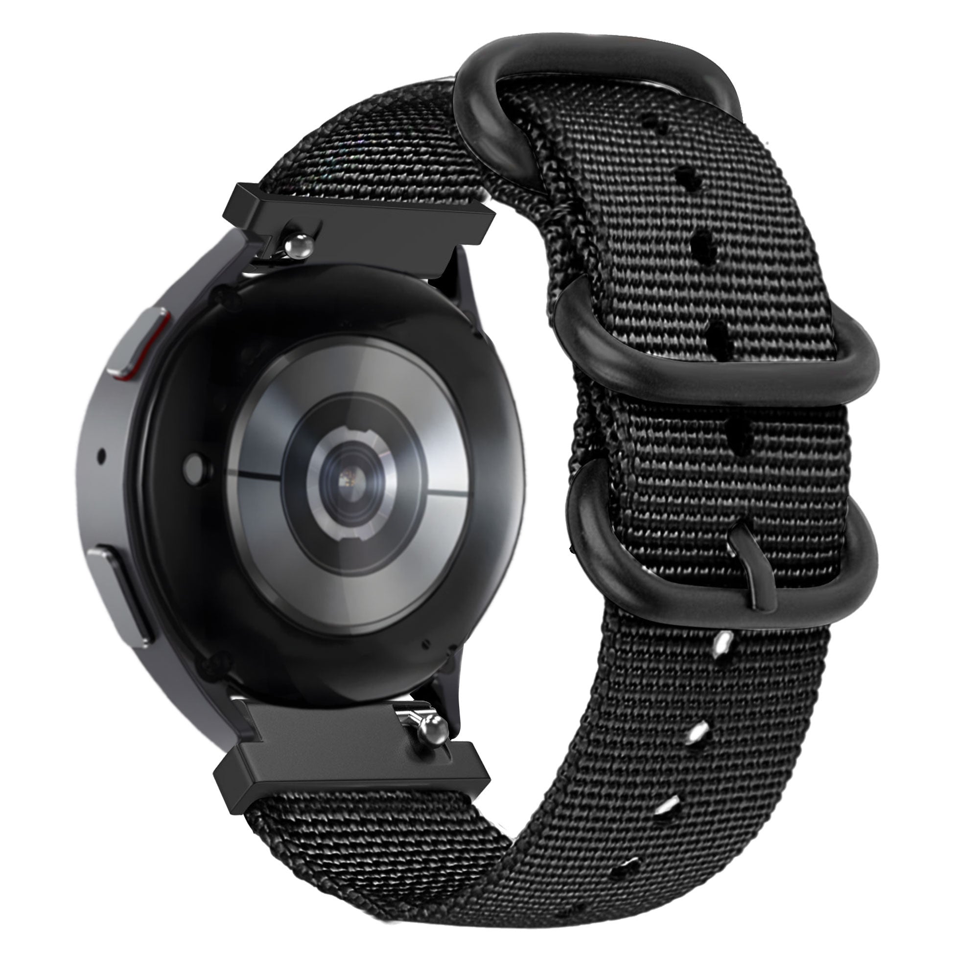 Bandz CMF Watch 3 Pro nylon band met gesp (zwart)