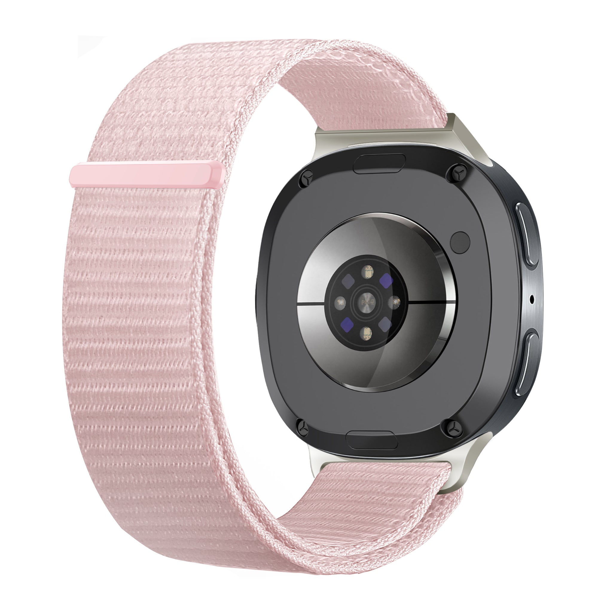 Samsung Galaxy Watch 8 - 40mm nylon bandje (lichtroze)