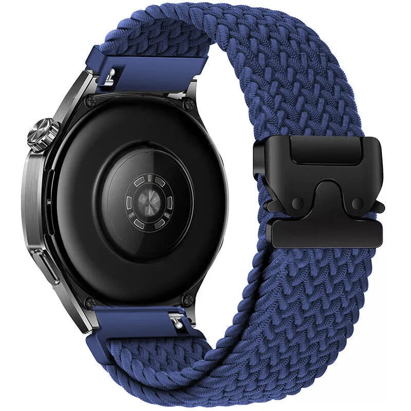 Amazfit GTR Mini gevlochten band met P-buckle (blauw)