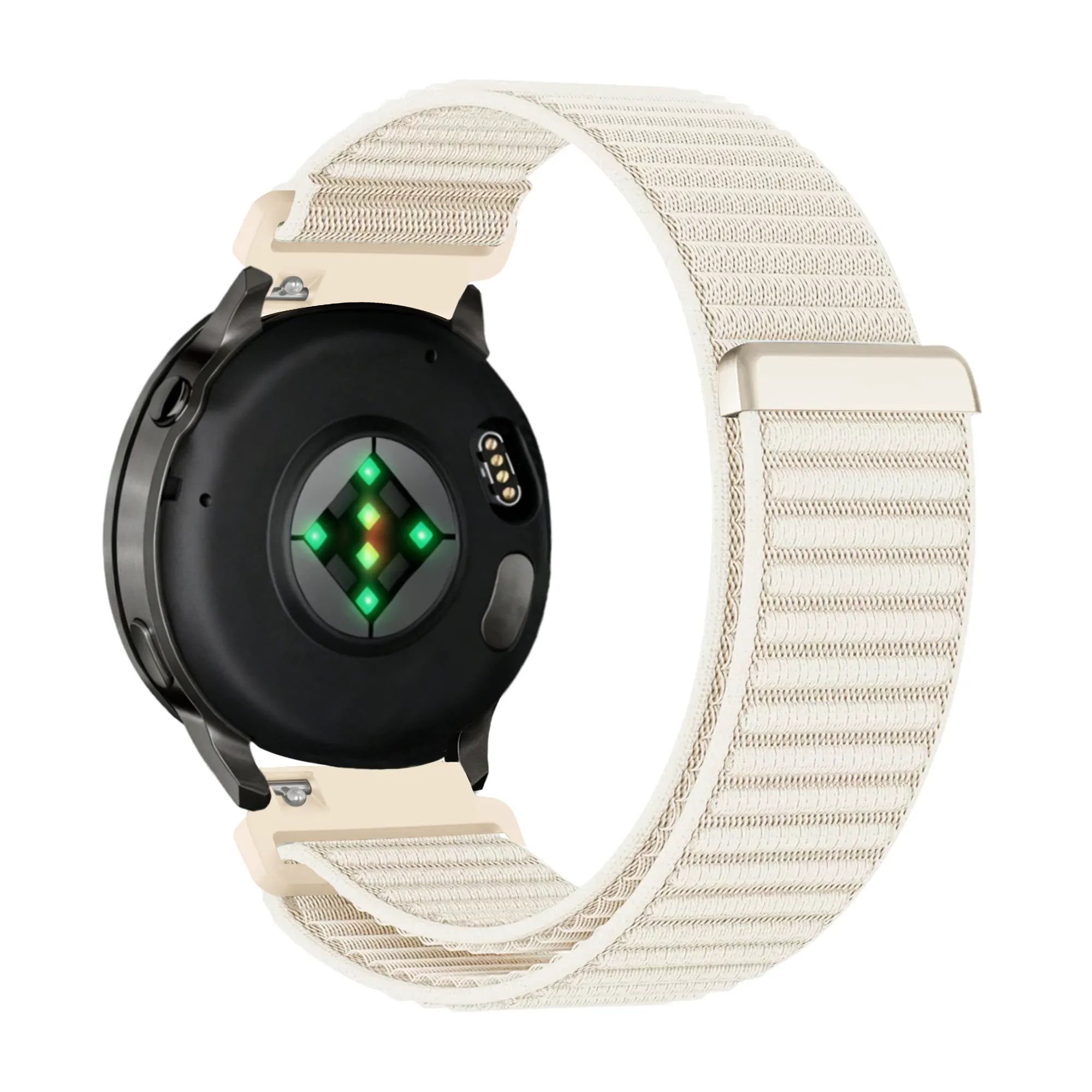 Bandz Garmin Forerunner 265s nylon band 'Wave' (sterrenlicht)