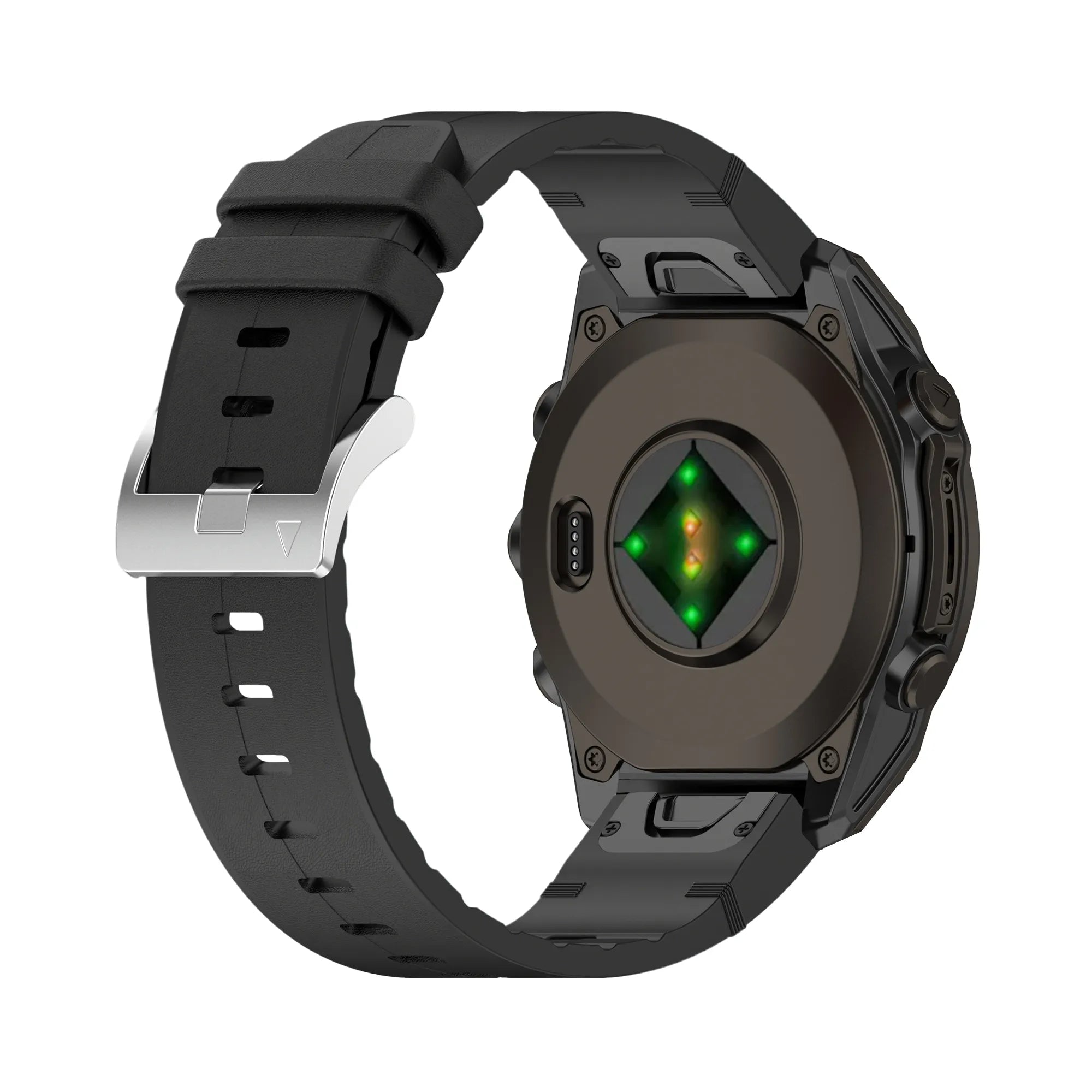 Garmin Fenix 8 Pro - 47mm Leather Hybrid Strap (Black)