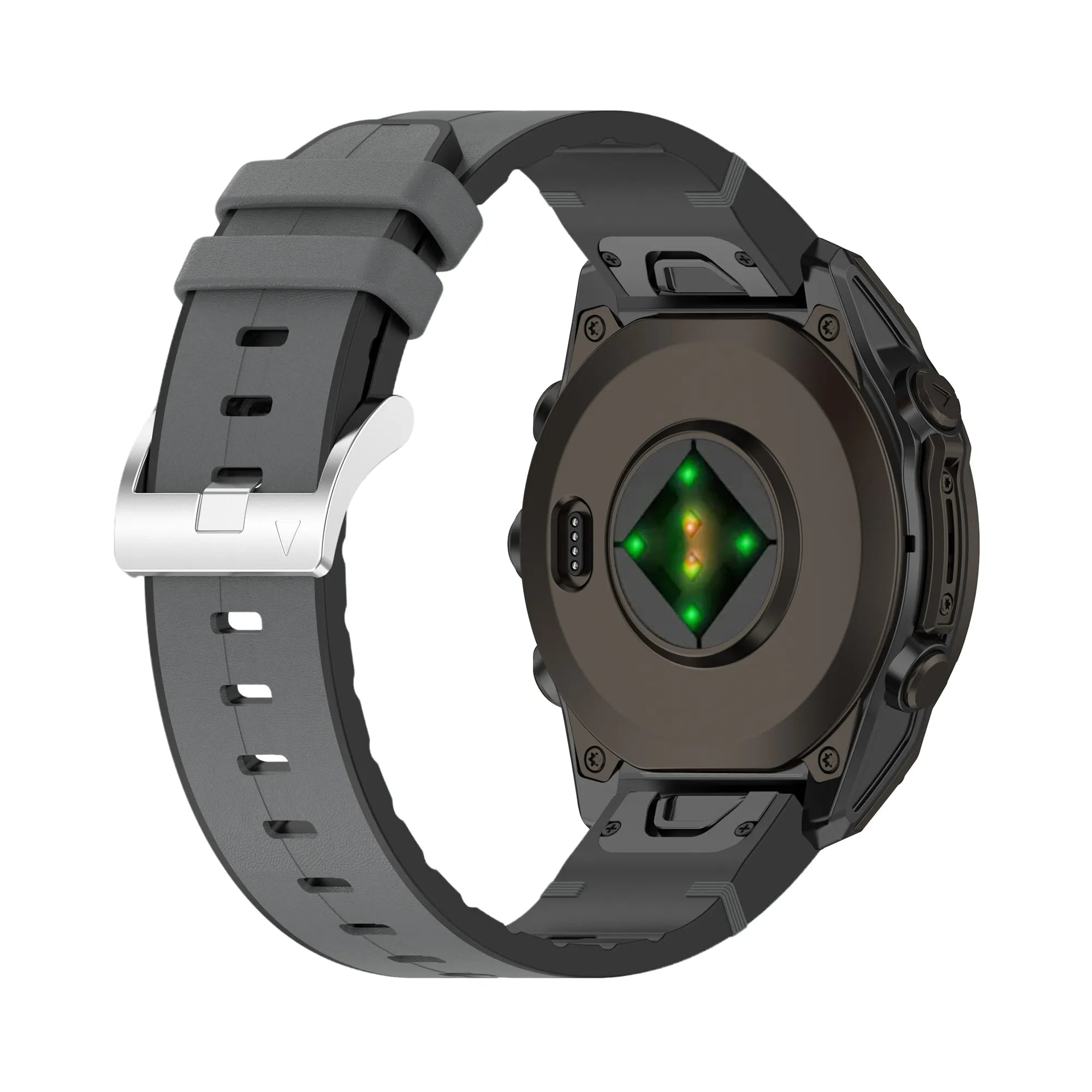 Garmin Fenix 8 Pro - 47mm Leather Hybrid Strap (Grey)