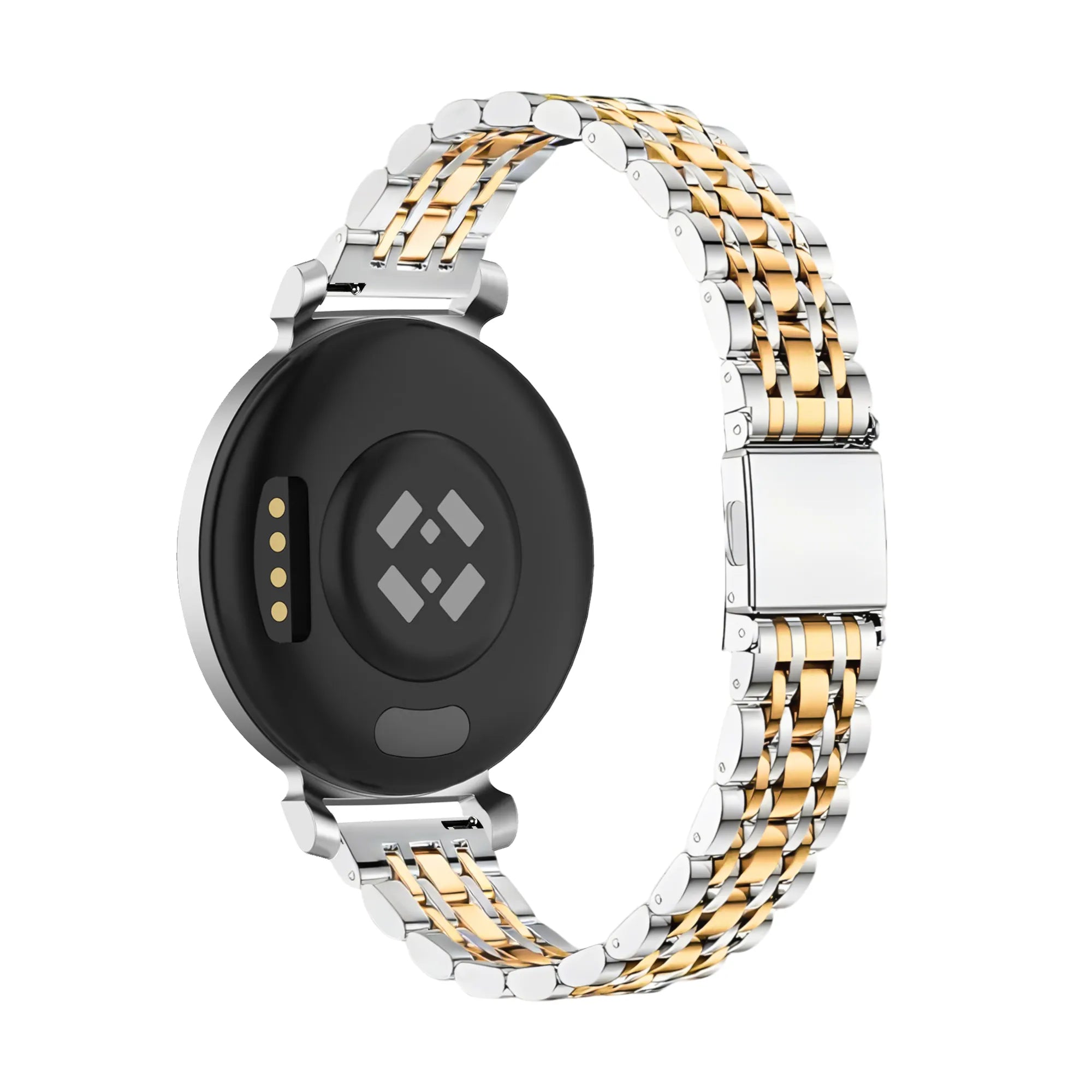 Bandz Zenwatch Lily stalen band 'Deluxe' (zilver/goud)