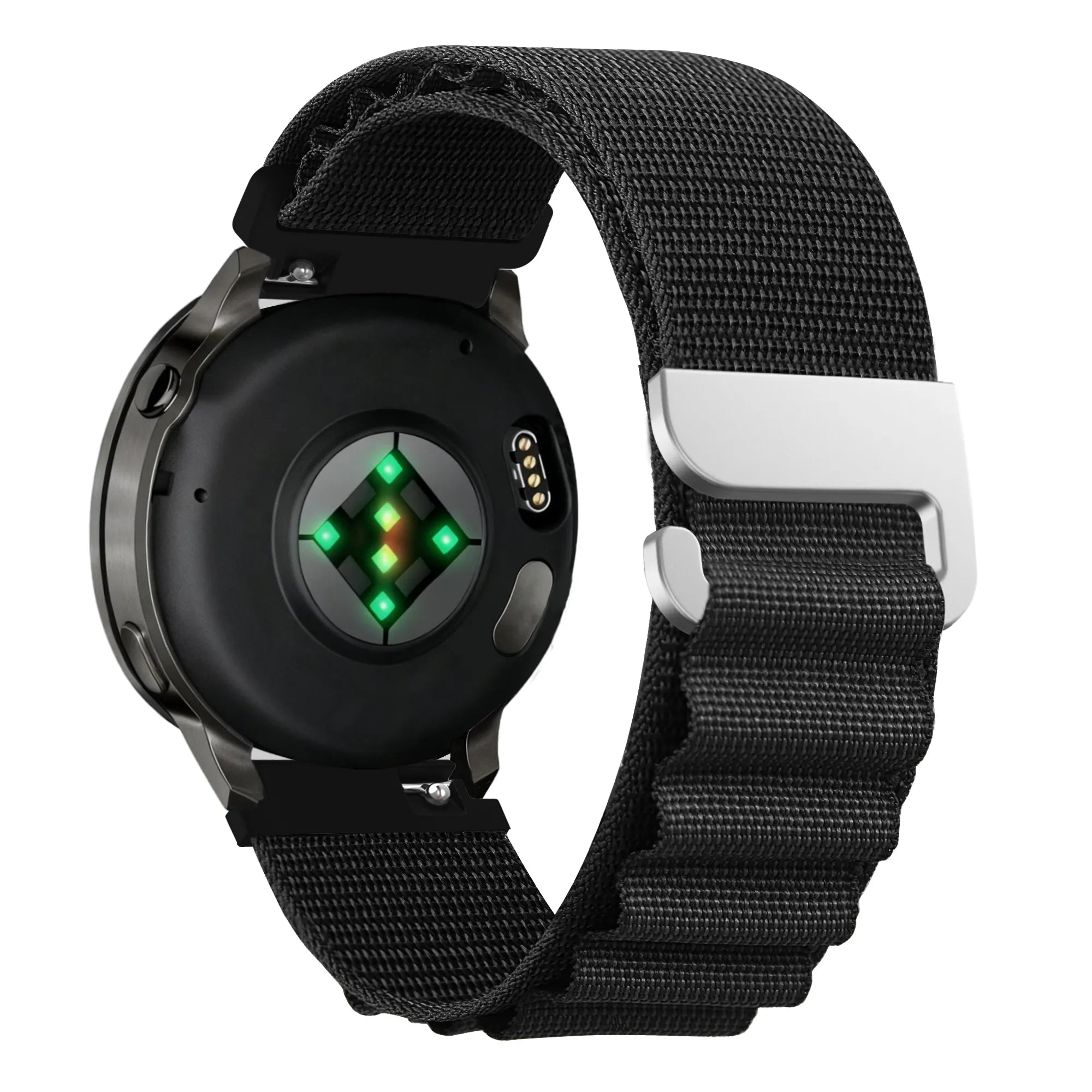 Bandz Garmin D2 Air X15 Alpine nylon band (zwart)