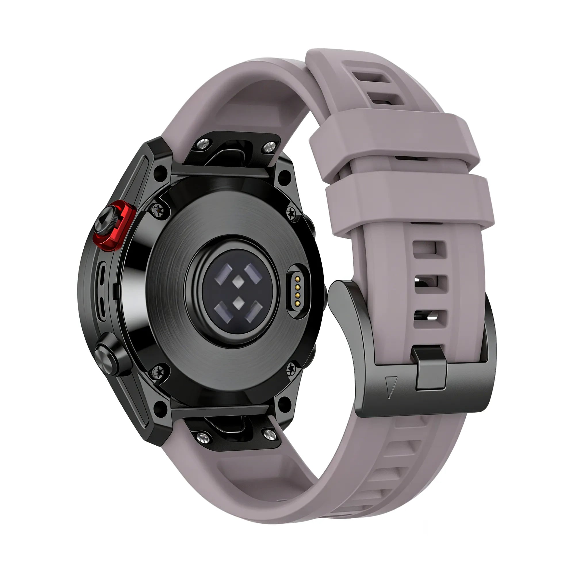 Bandz Garmin Fenix 5 / 6 siliconen band 'Classic' (lavendel grijs)
