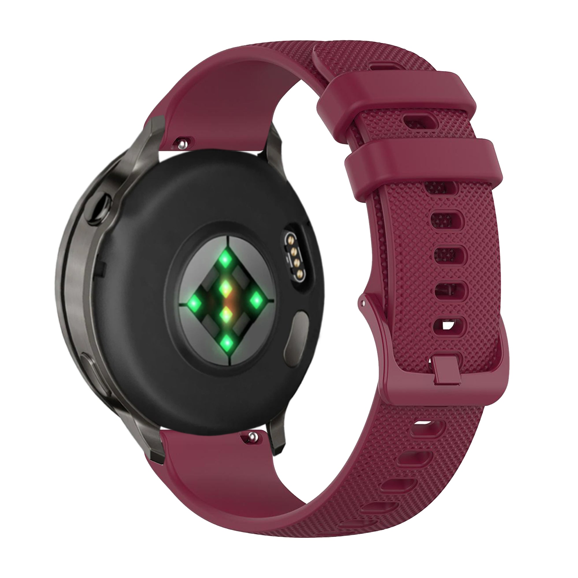 Bandz Garmin Venu 3 siliconen band 'Premium' (wijnrood)