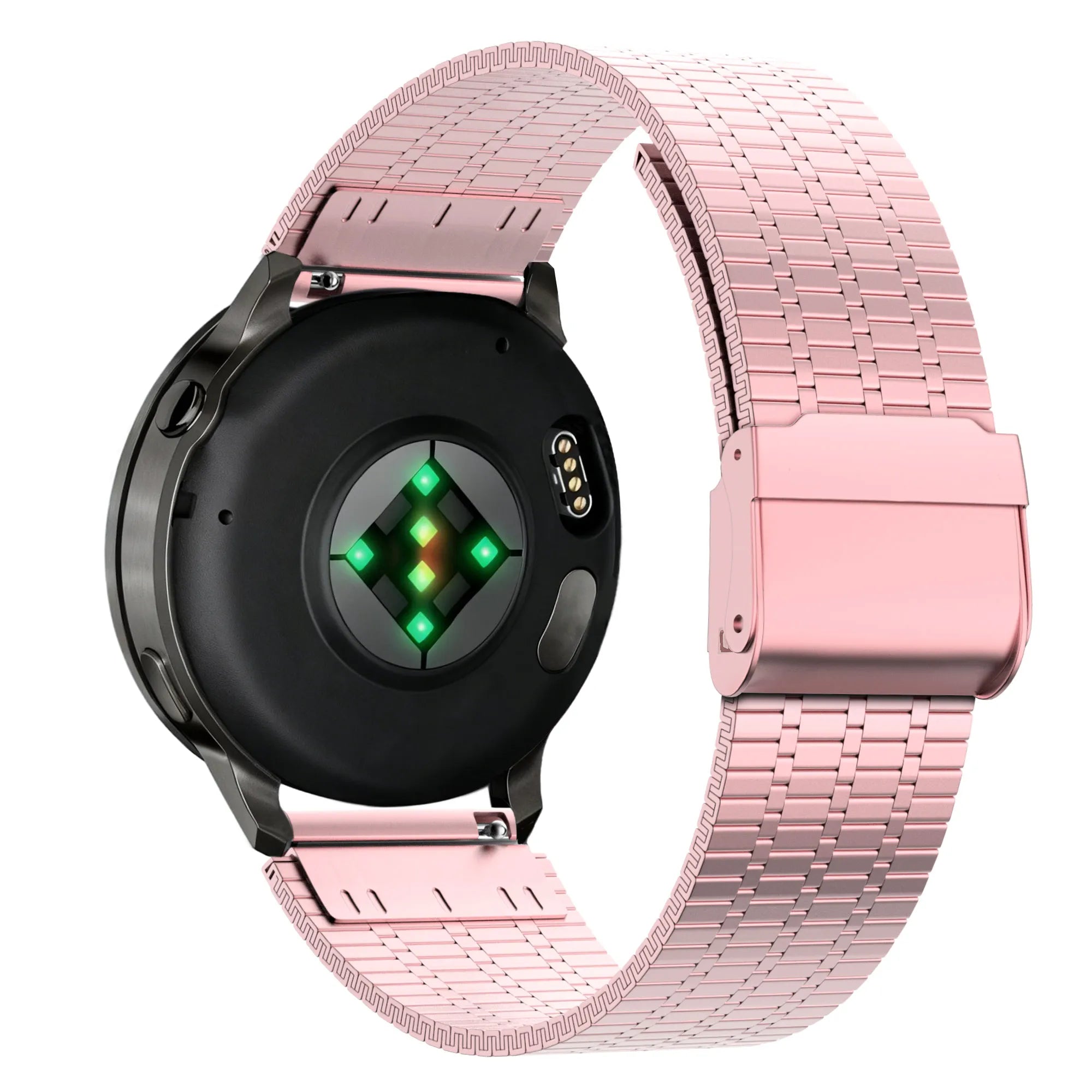 Bandz Garmin Forerunner 70 verstelbare stalen band (roze)