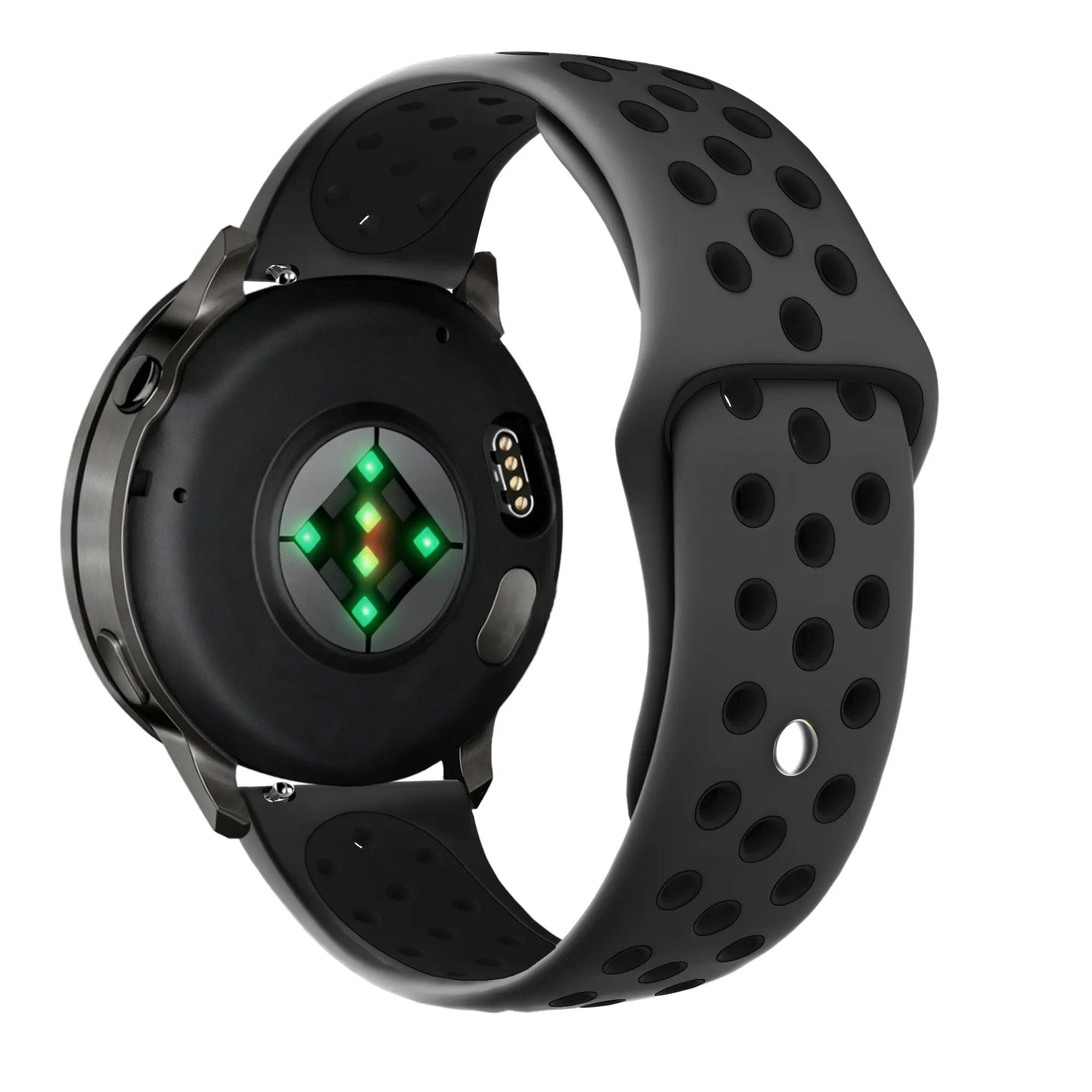 Bandz Garmin Forerunner 265 Sport Strap 'Deluxe' (Dark Grey/Black)