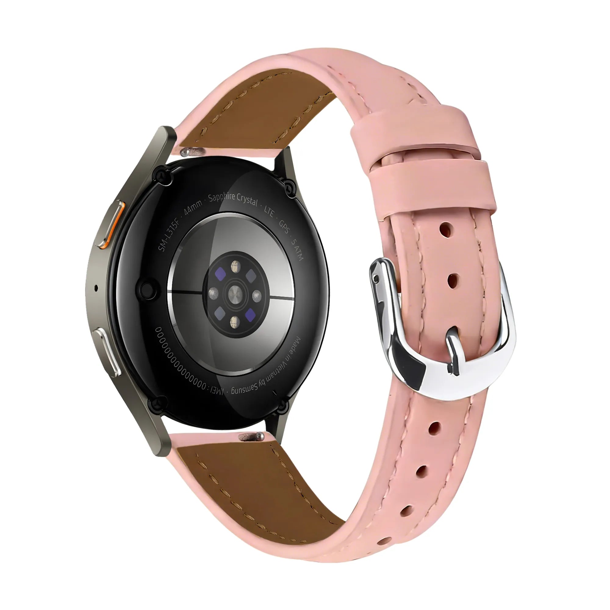 Coros Apex 42mm Slimfit Leather Strap (Pink)