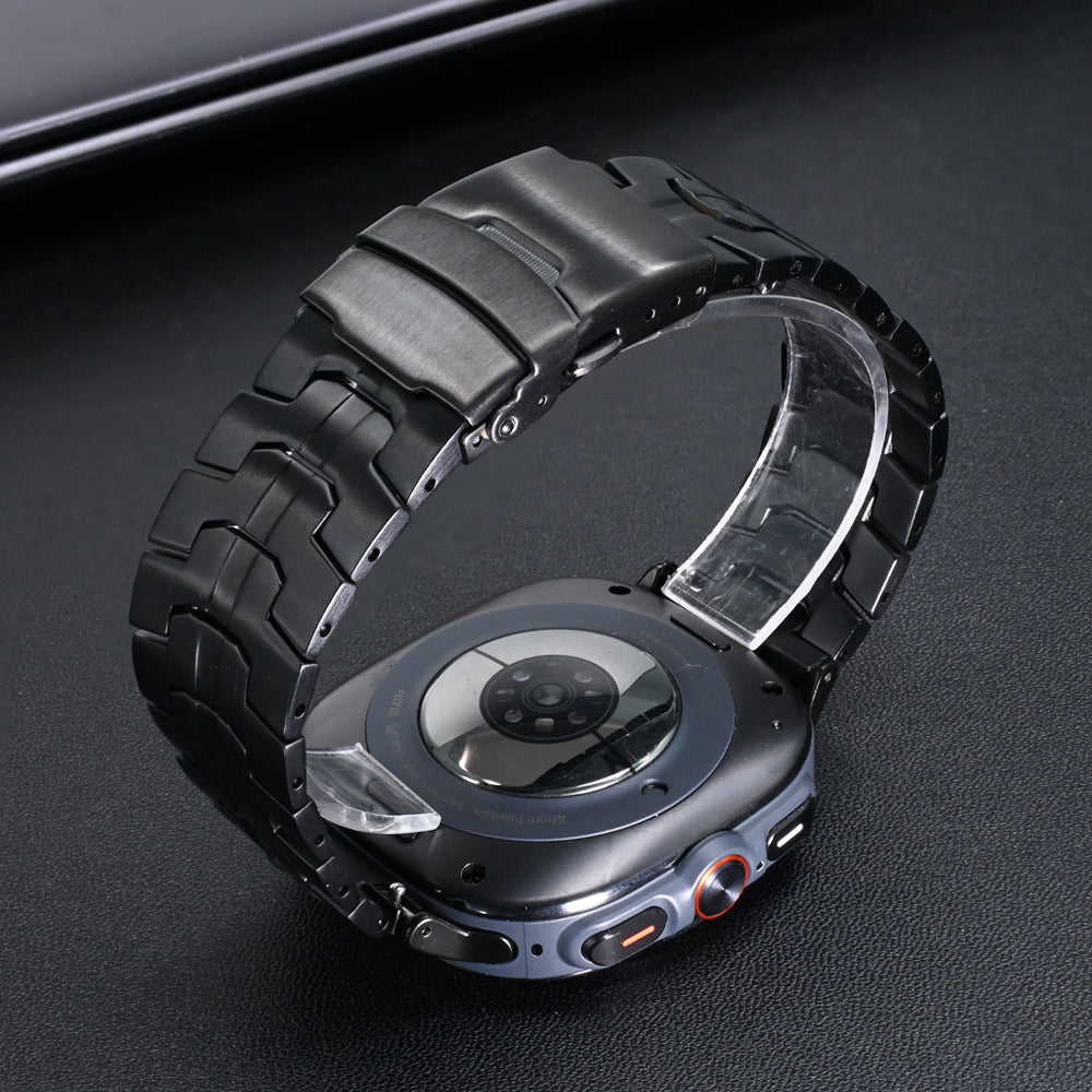 Google Pixel Watch 4 - 45mm 'Iron' titanium band (zwart)