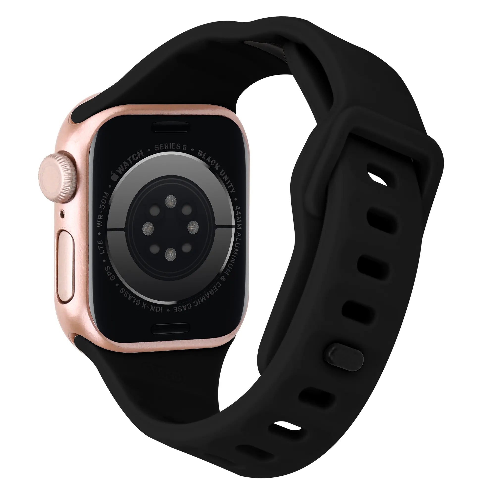 Apple Watch tilted sport band (zwart)