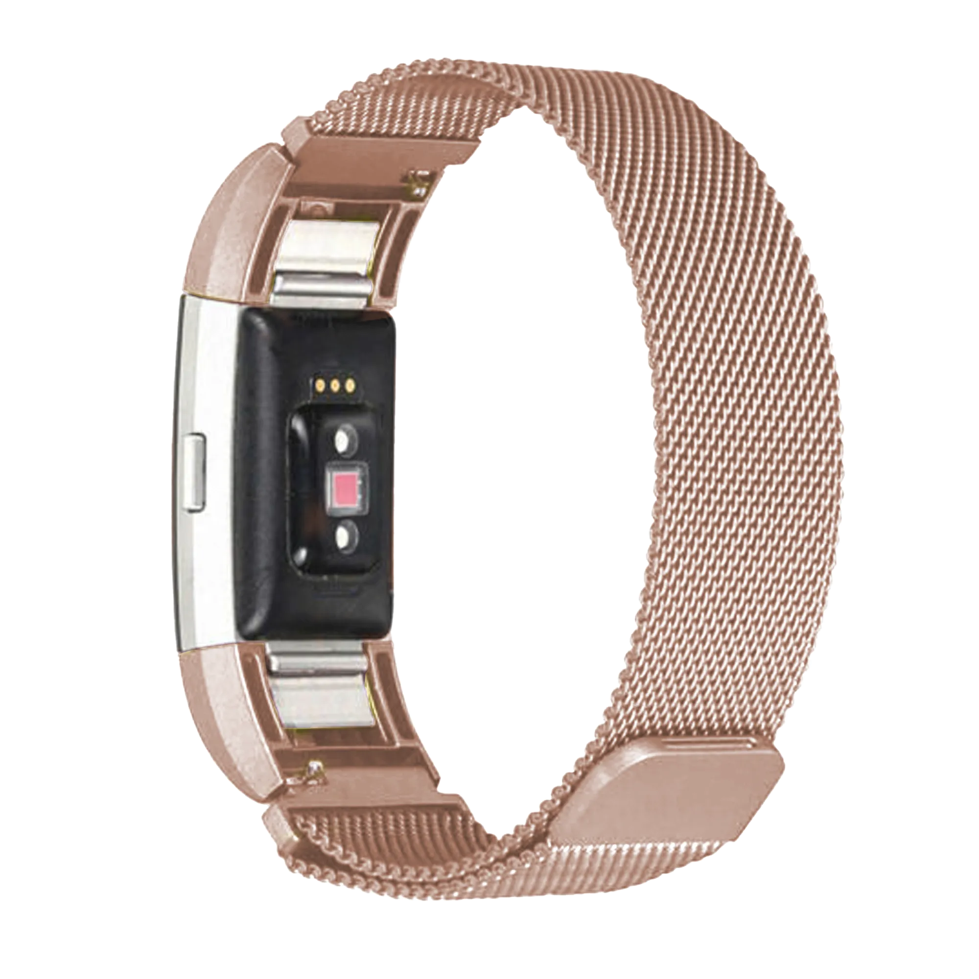 Fitbit Charge 4 Milanese band (rosé goud)
