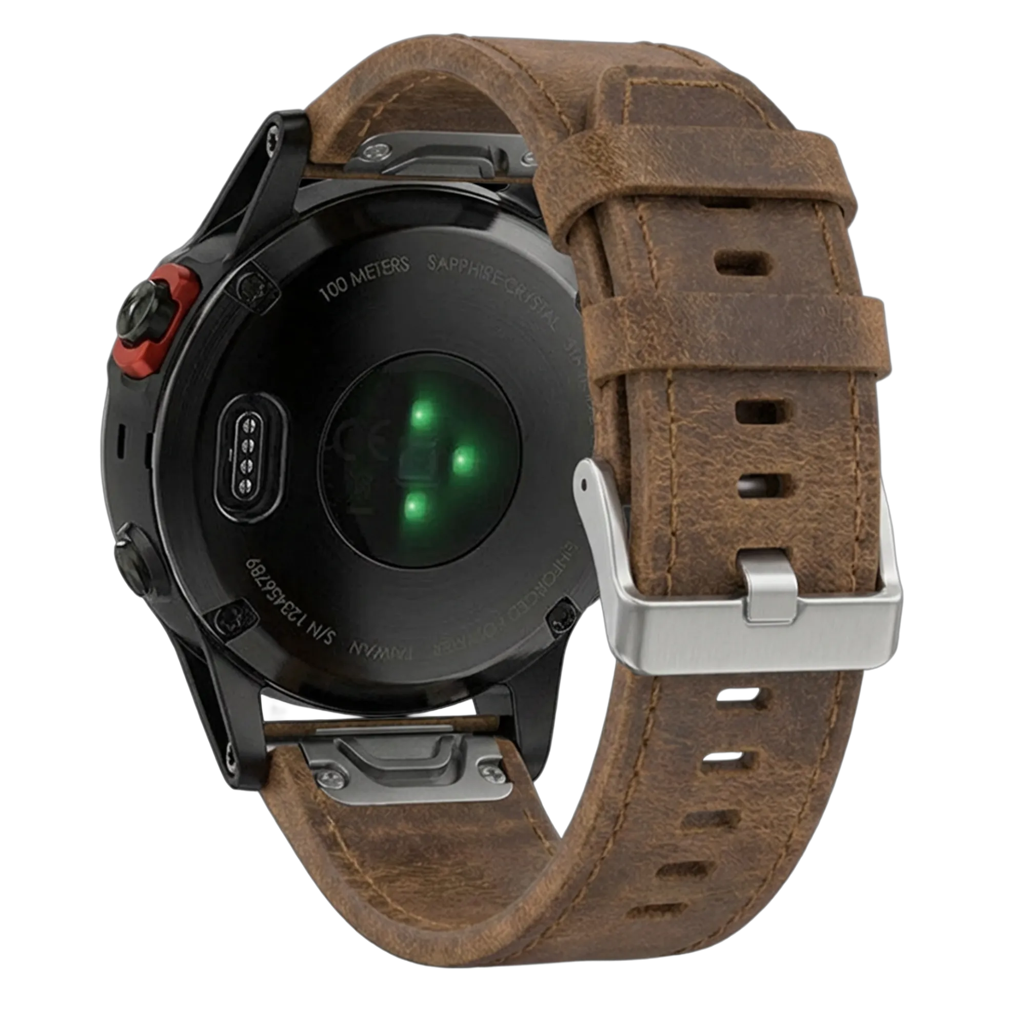 Garmin Fenix 7 leren bandje (bruin)