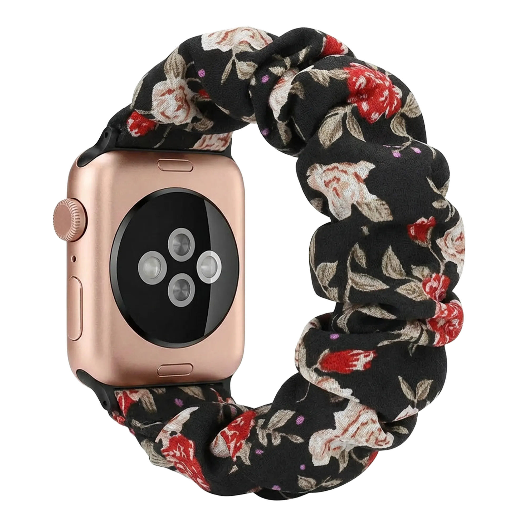 Apple Watch Scrunchie bandje (bloemen)
