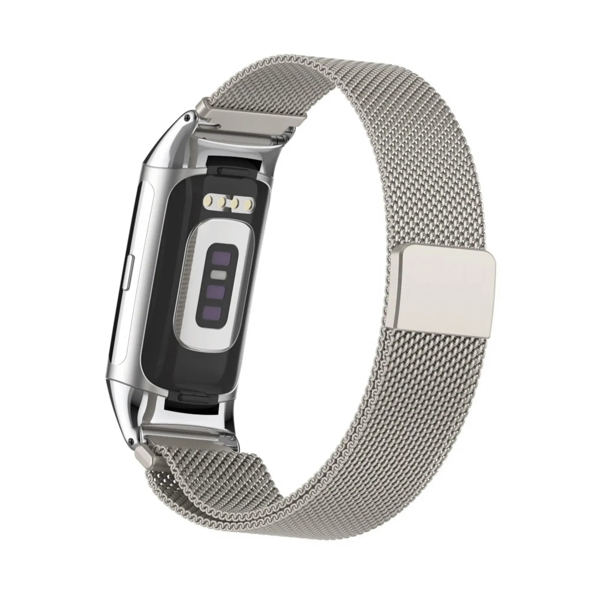 Fitbit Charge 6 Milanese band (sterrenlicht)