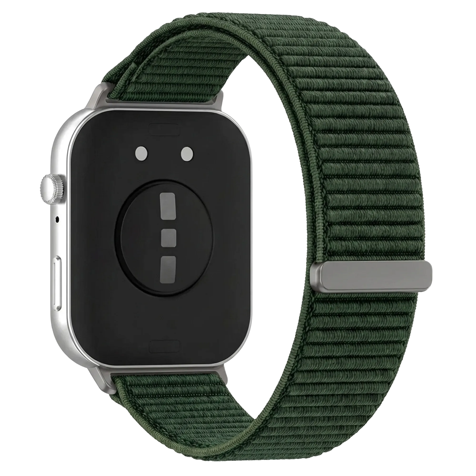 Huawei Watch Fit 3 Nylon Wave Strap (Dark Green)