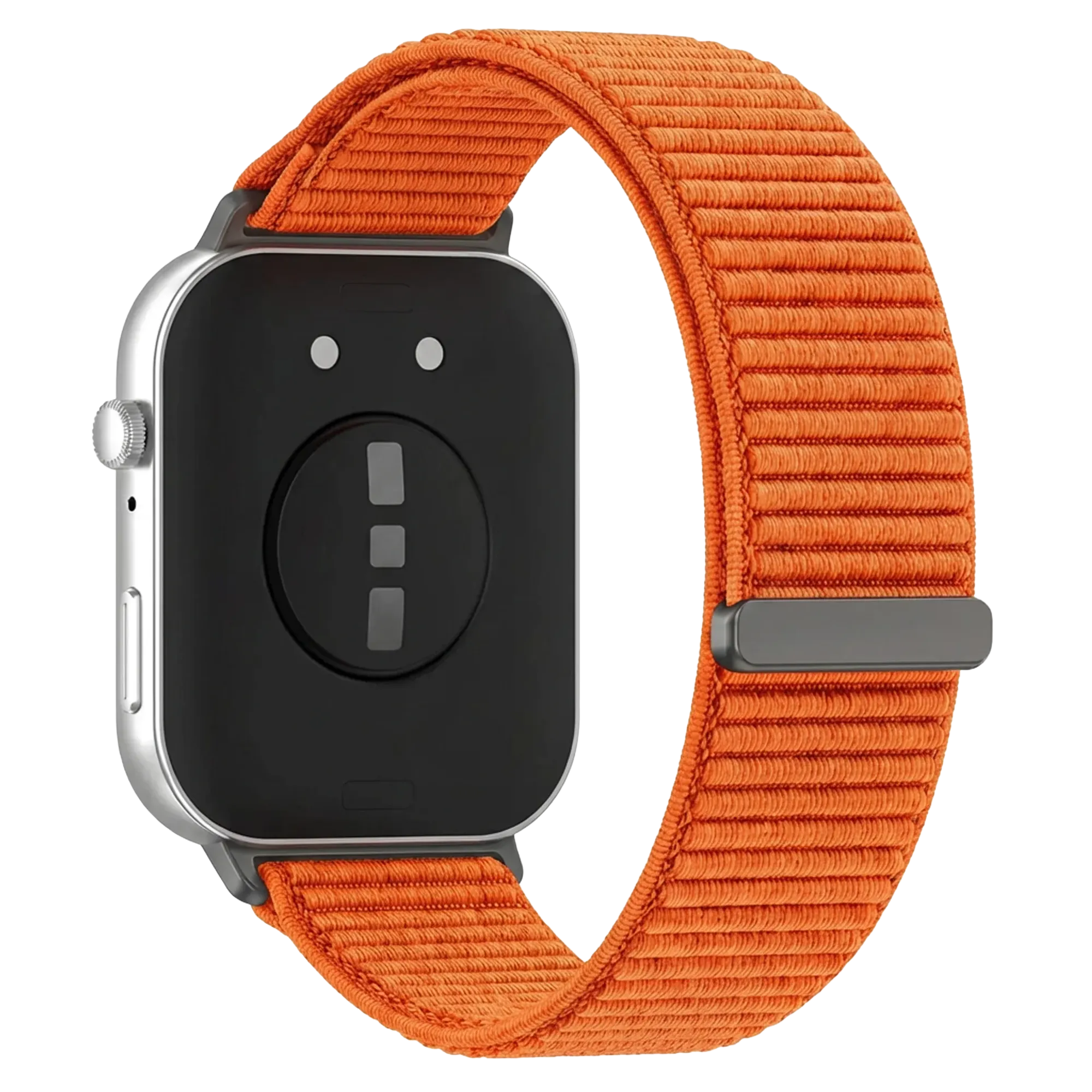 Huawei Watch Fit 4 nylon wave bandje (oranje)