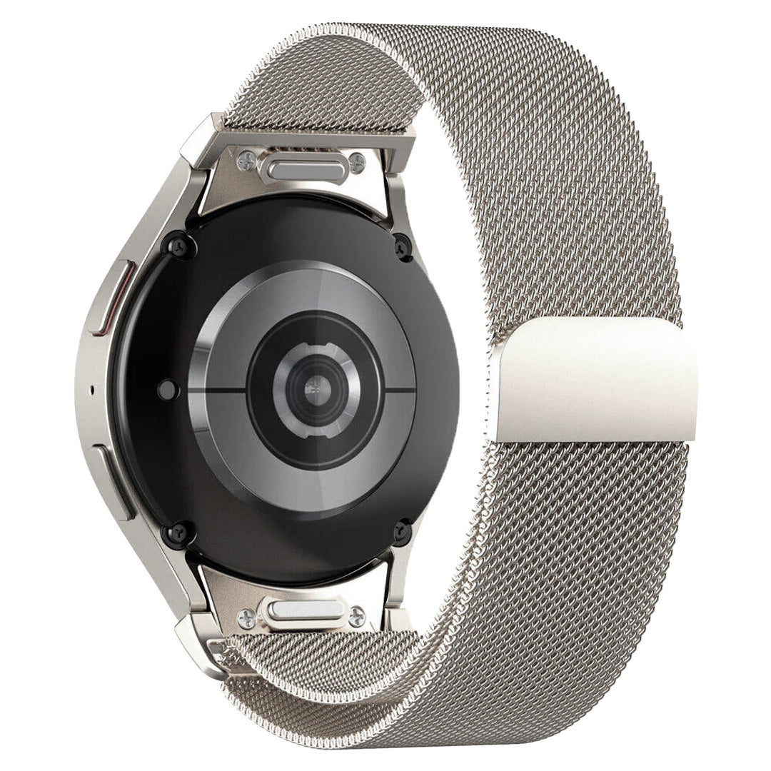 Samsung Galaxy Watch 4 Classic 42mm 'One push' Milanese band (champagne)