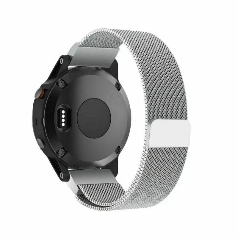 Garmin Approach S62 Milanese band (zilver)