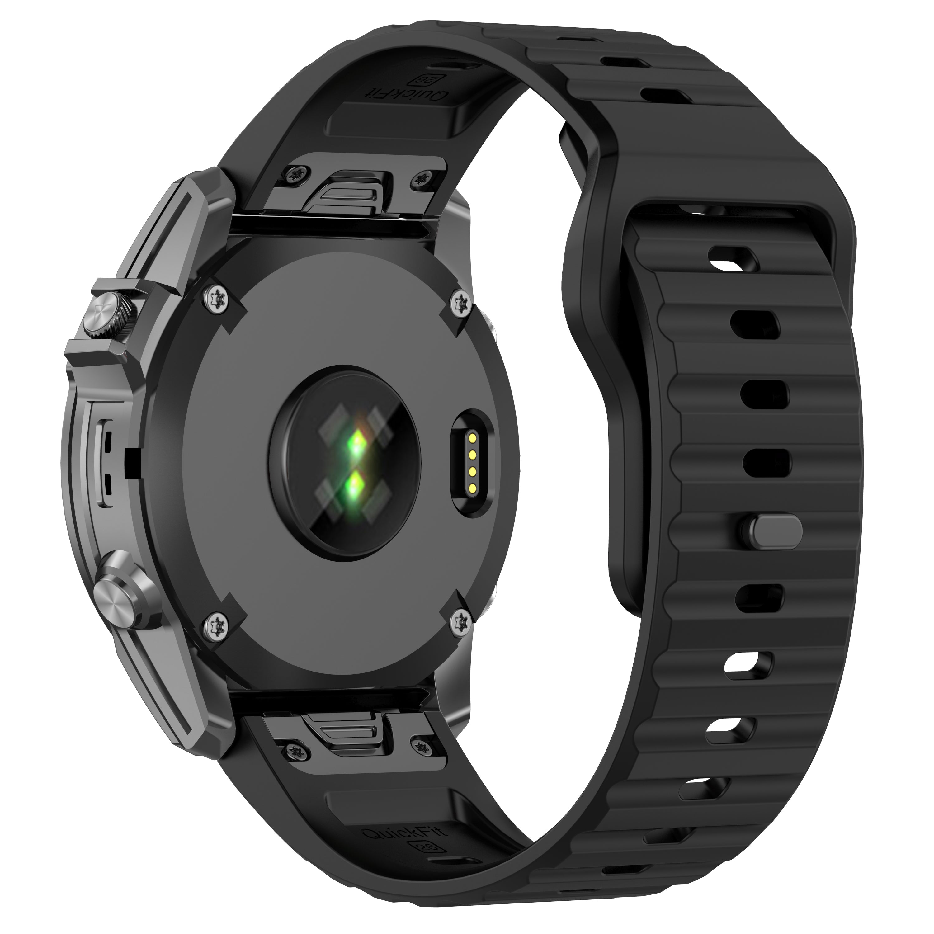 Garmin MARQ outdoor siliconen band (zwart)