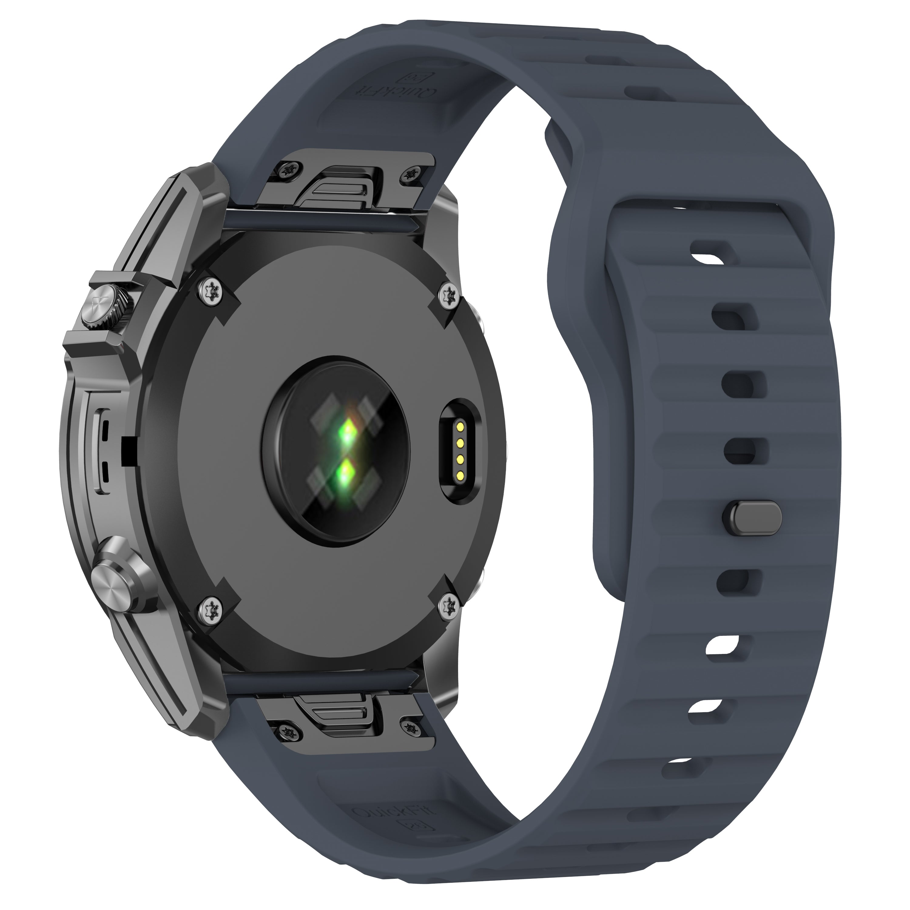 Garmin MARQ outdoor siliconen band (grijsblauw)