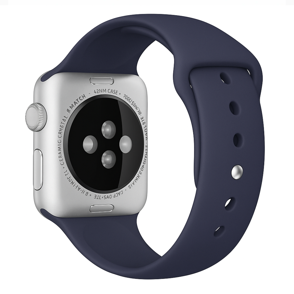 Apple Watch Ultra silicone bandje (donkerblauw)