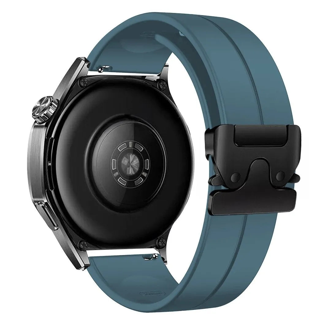 Amazfit Bip U (Pro) siliconen band met P-buckle (grijsblauw)